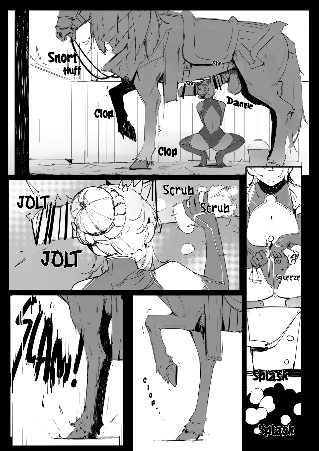 Umaba-sama no Seika - WASHING THE ROYAL MARE - 页 3