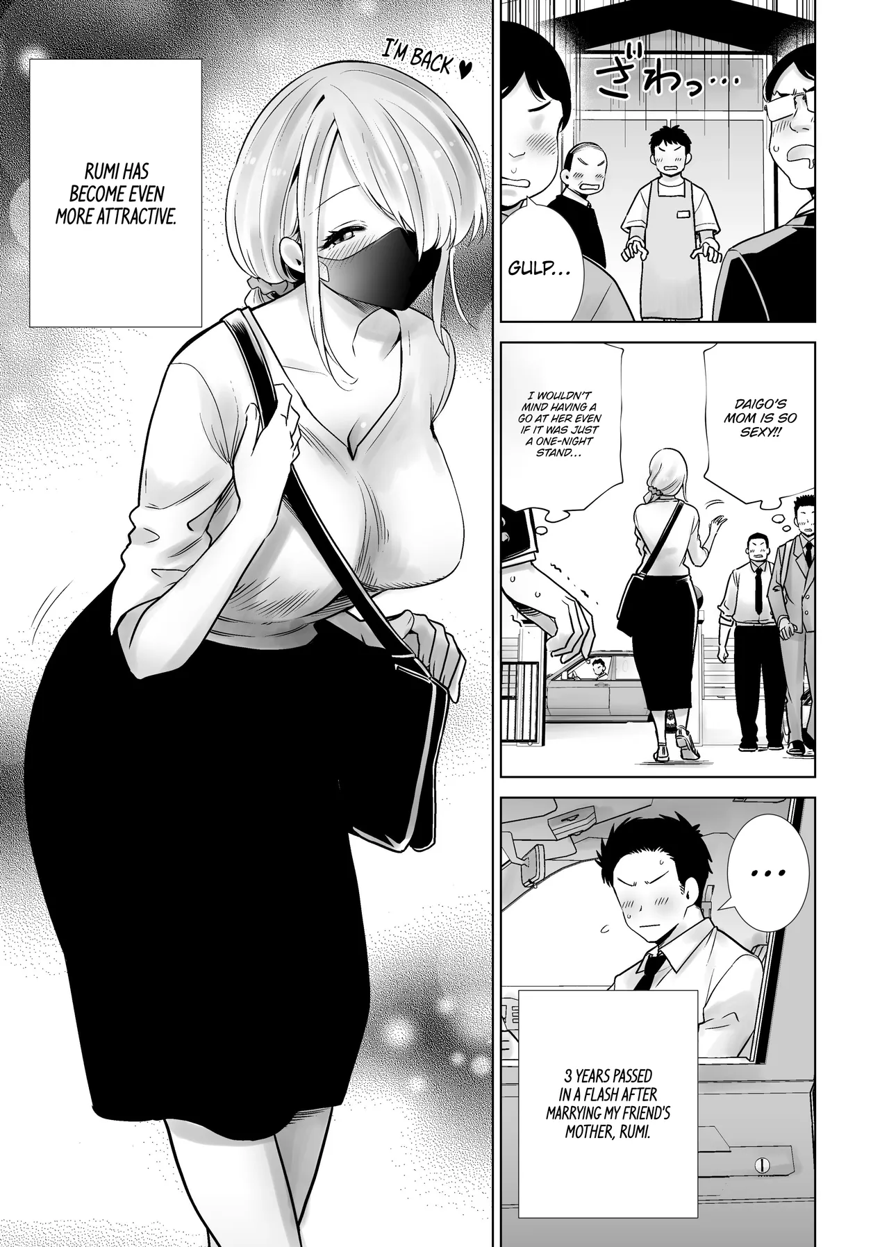 Tomodachi no Mama ga Boku no Dekachin de Ikimakutta omoide | The Memory of the Time My Friend’s Mother Came on My Big Dick - Página 3