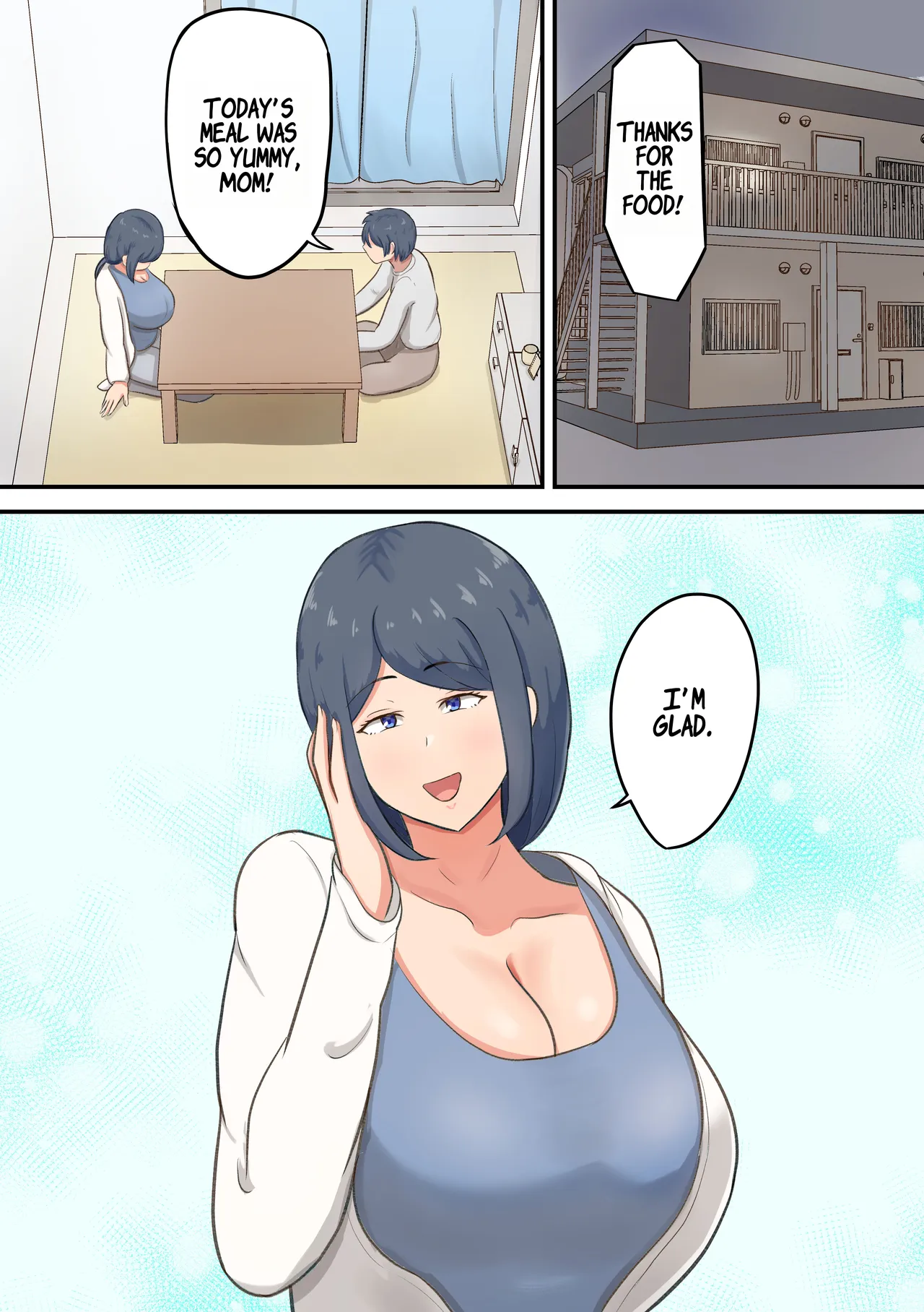 Rokujou Hitoma no Apart de Okaa-san to Icha Love Sex Seikatsu - Página 2