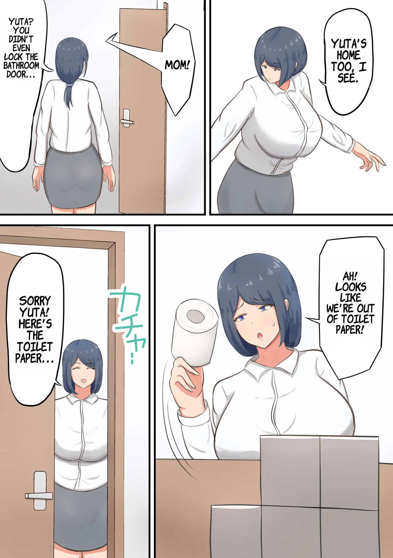 Rokujou Hitoma no Apart de Okaa-san to Icha Love Sex Seikatsu - Página 5