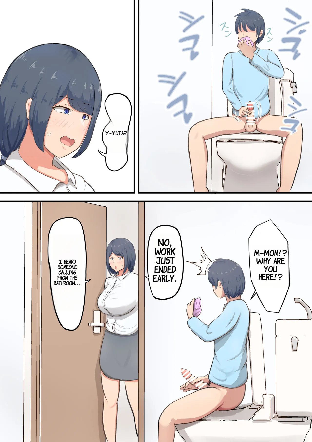 Rokujou Hitoma no Apart de Okaa-san to Icha Love Sex Seikatsu - Página 6