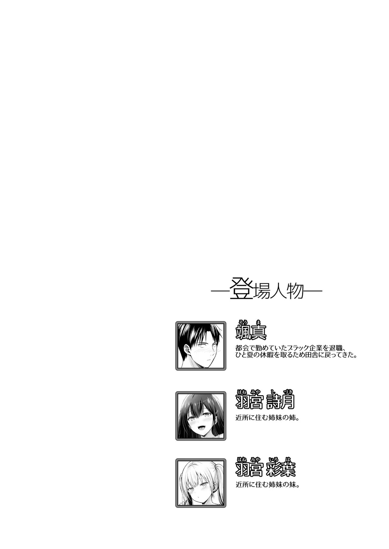 Natsuyasumi no Harem 2: Ane ~ Inaka de Shimai Harem! Yuutousei na Ane ni Amayakasa re Ecchi ~ - পৃষ্ঠা 2