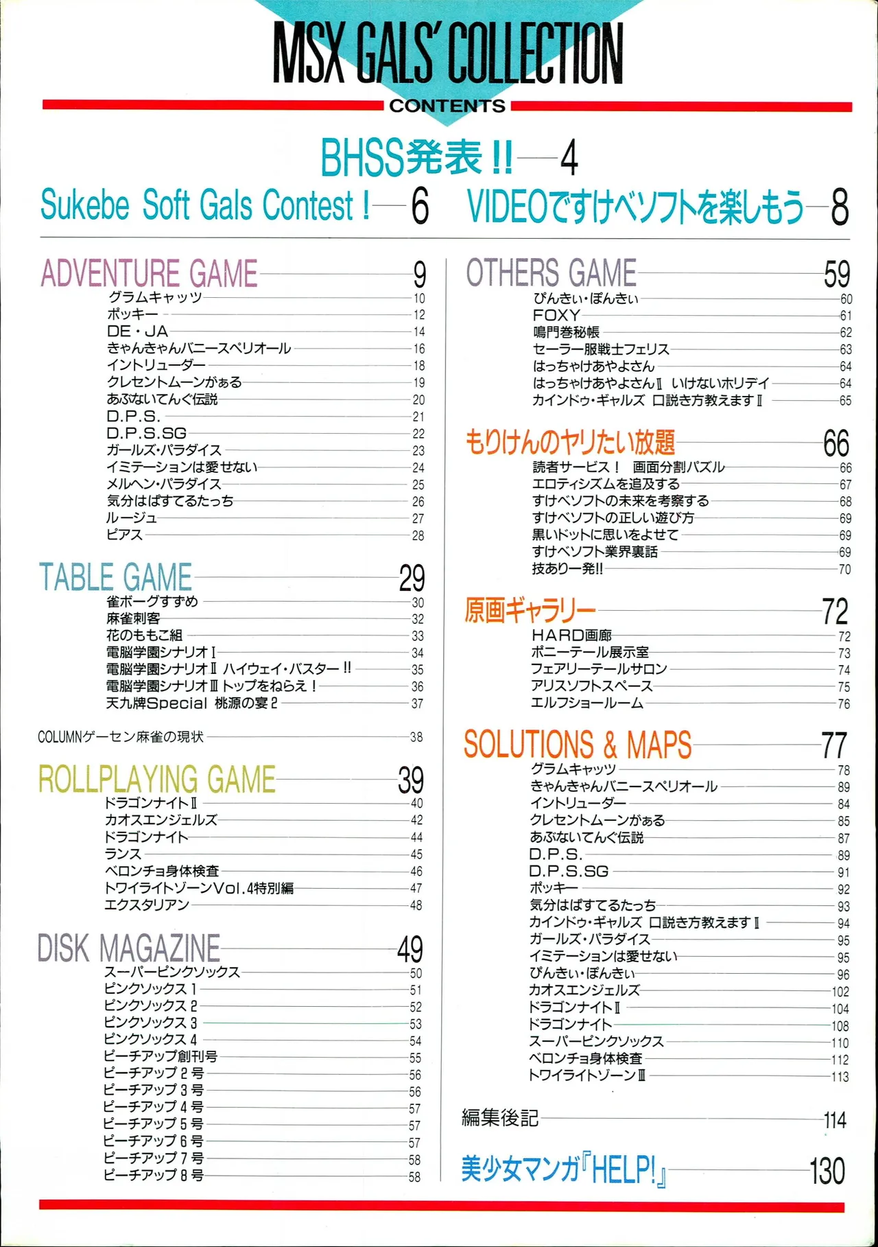 MSX Gals' Collection: Moriken no Sukebe de Waruika!! Special - MSX Magazine - Page 3