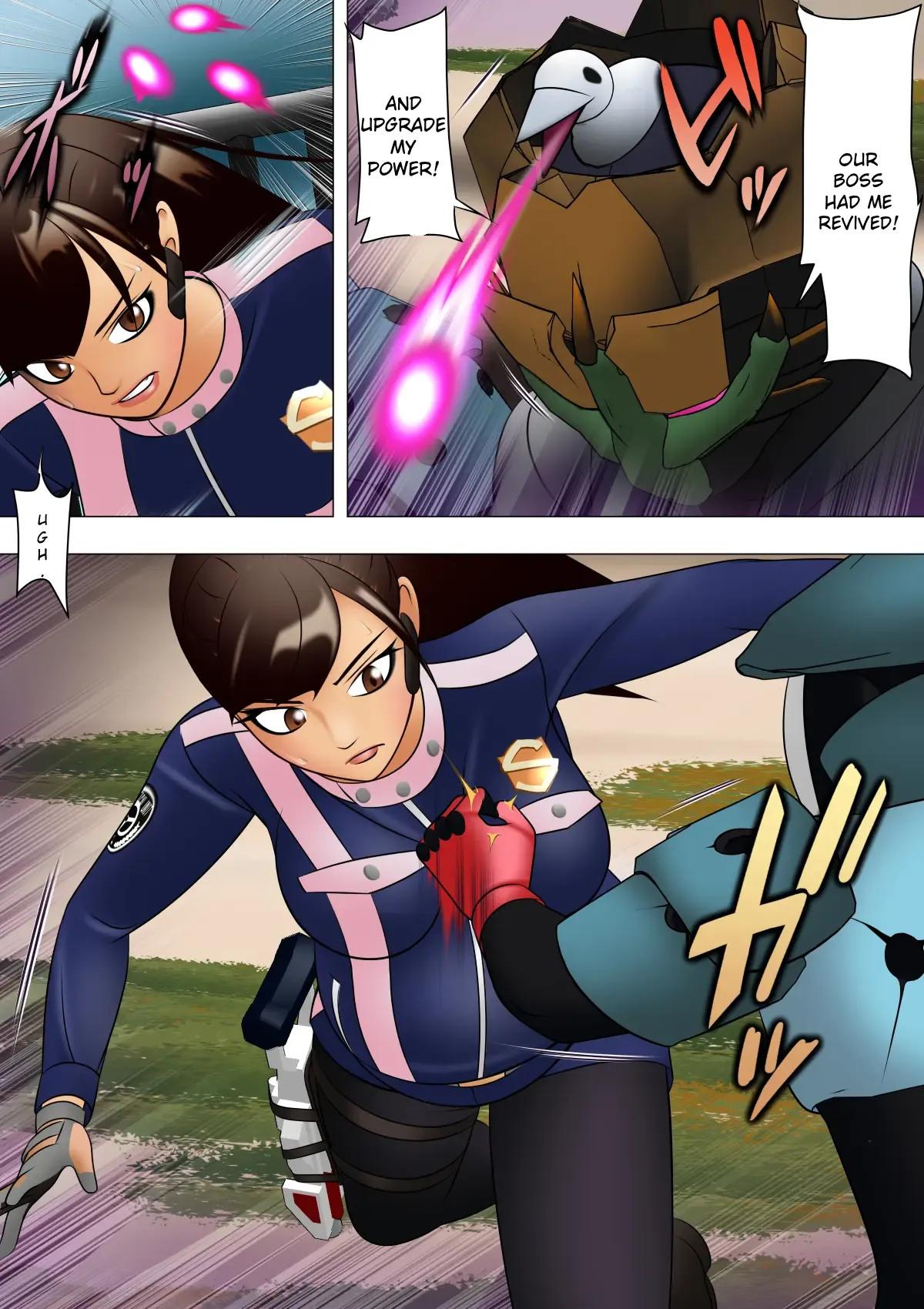Haiboku Hiroin Henshin Dekinainode Bodi Peinto de Tatakattara Futsuu ni Maketa - Page 8