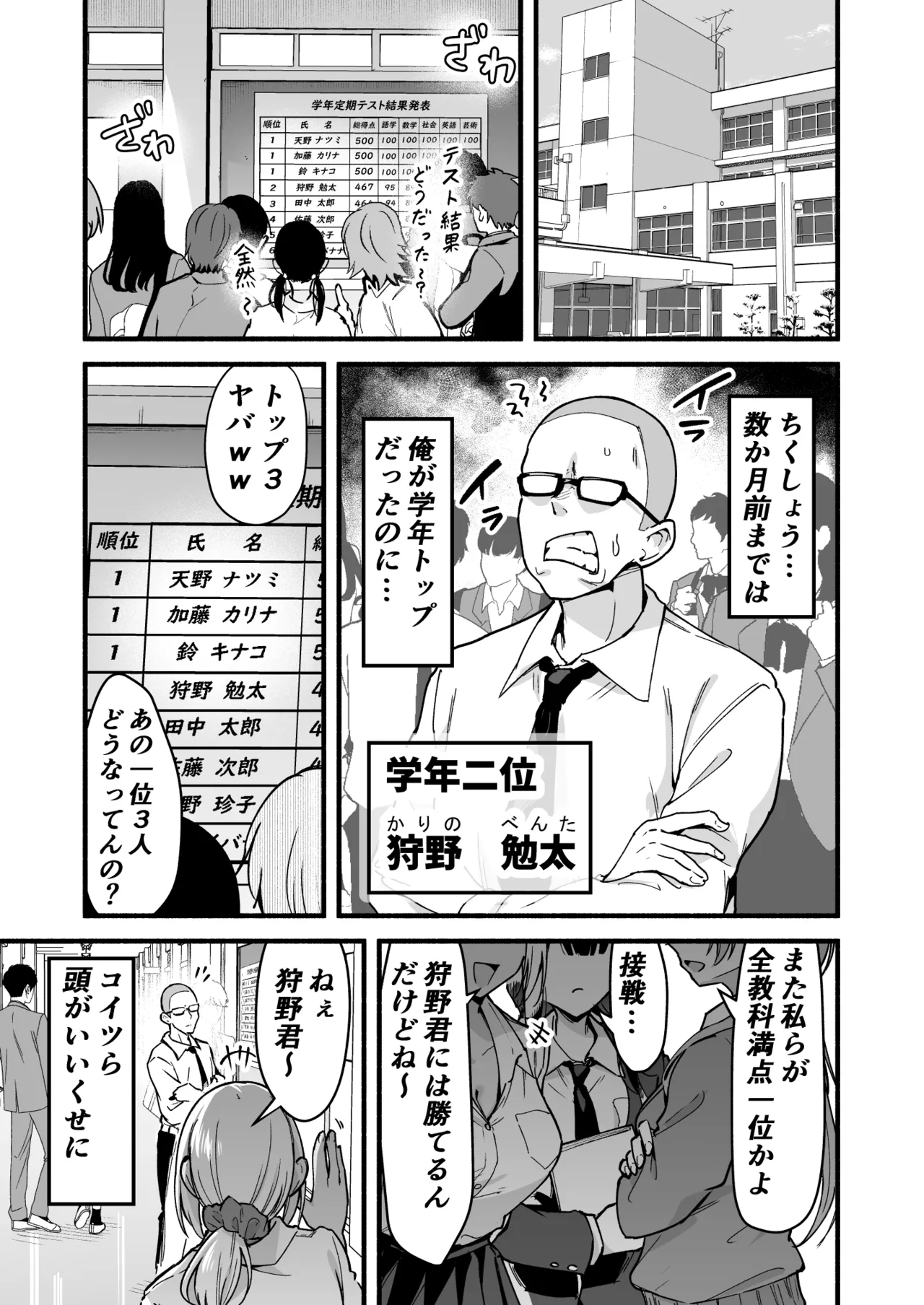 学年トップ3を俺のちんこでバカにする - Pagina 2