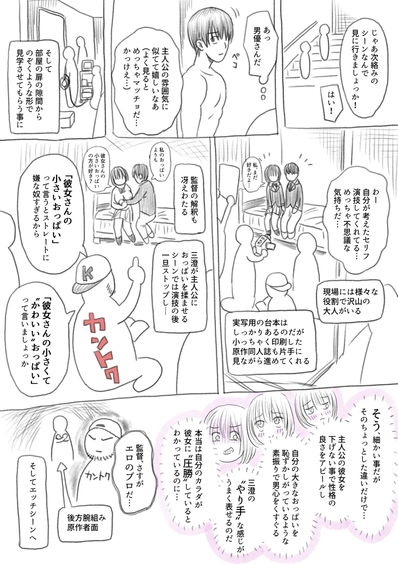 AV撮影現場に行ってきたよ！レポ漫画 - Сторінка 2