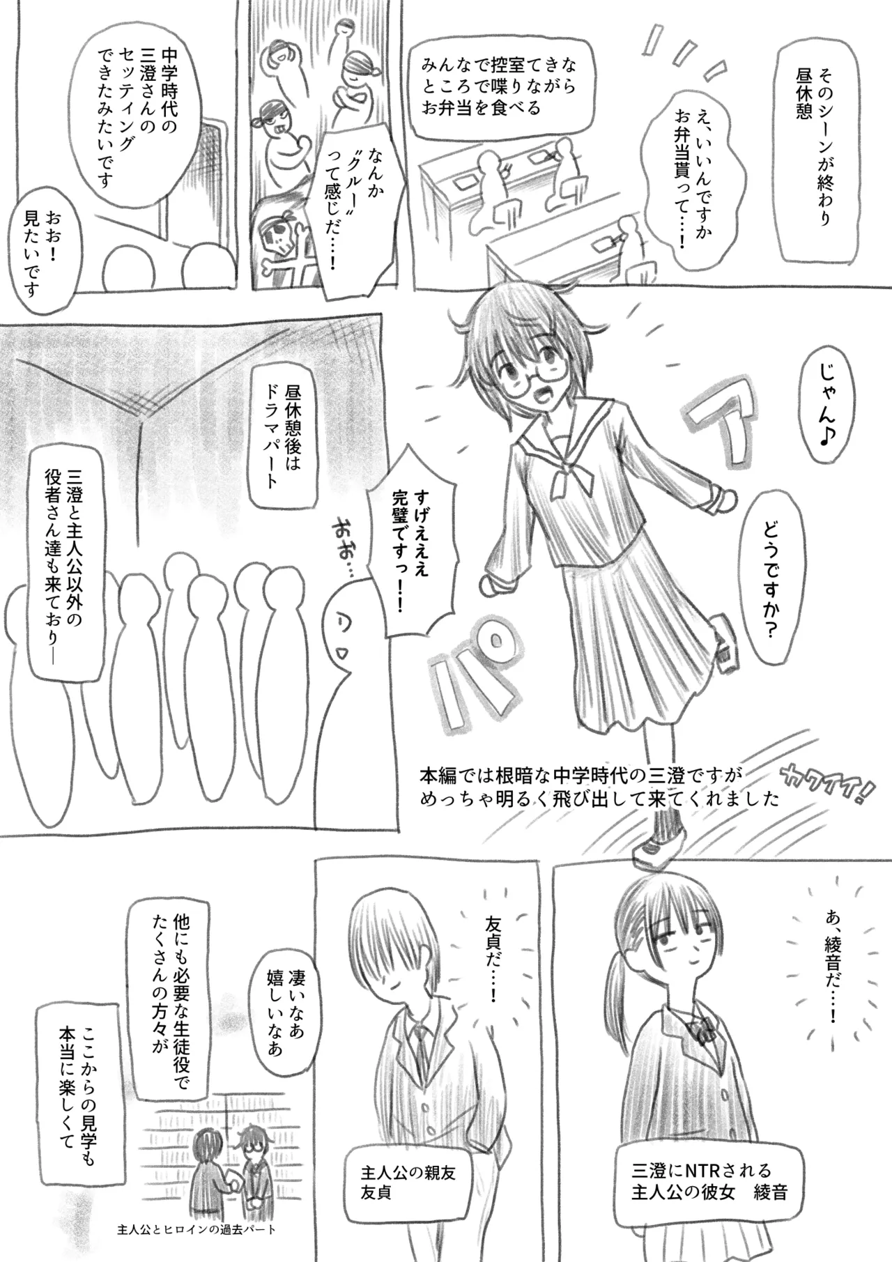AV撮影現場に行ってきたよ！レポ漫画 - Сторінка 4
