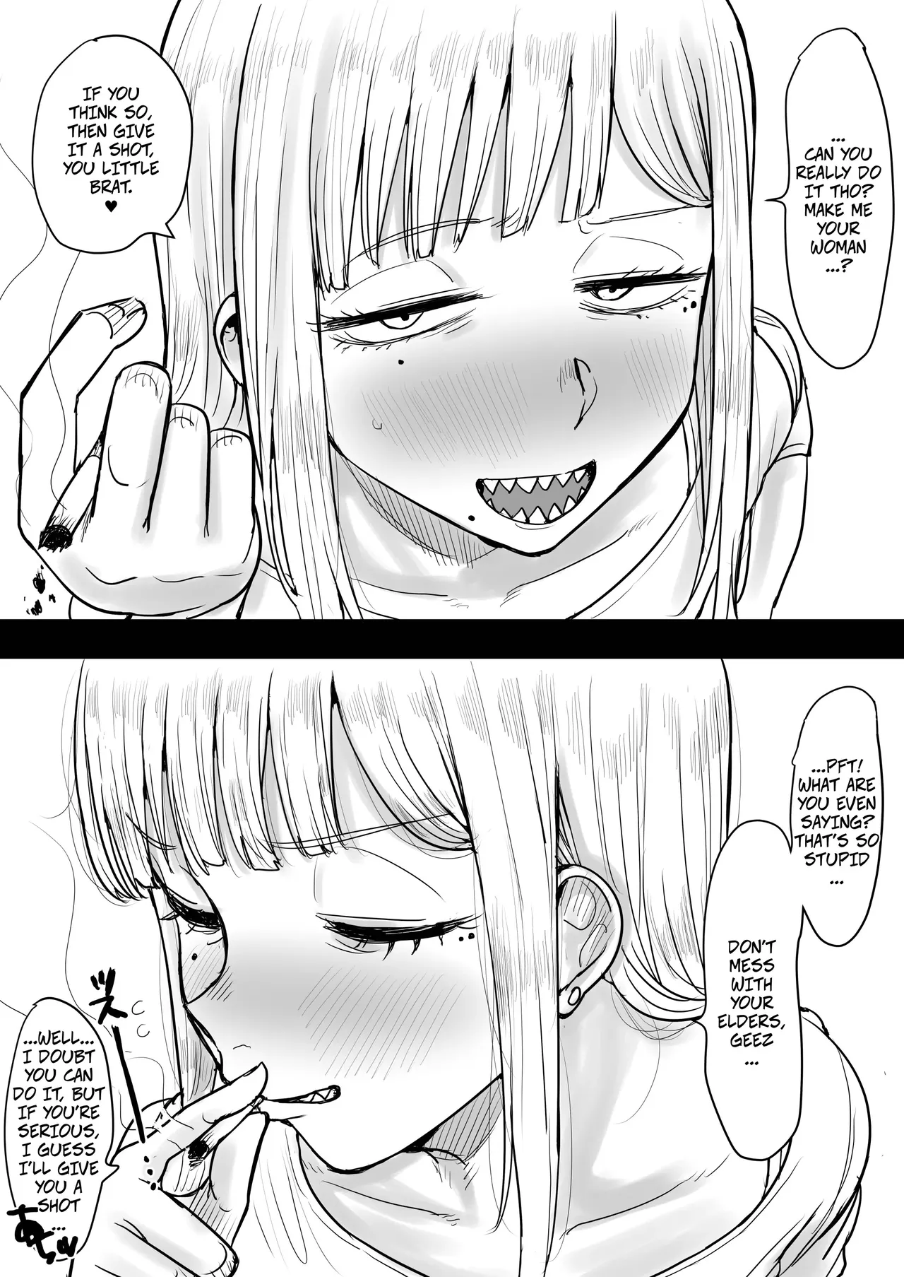 Gizaba de Kawaii Youko-san | Cute, Shark-toothed Yoko-san - ページ 4