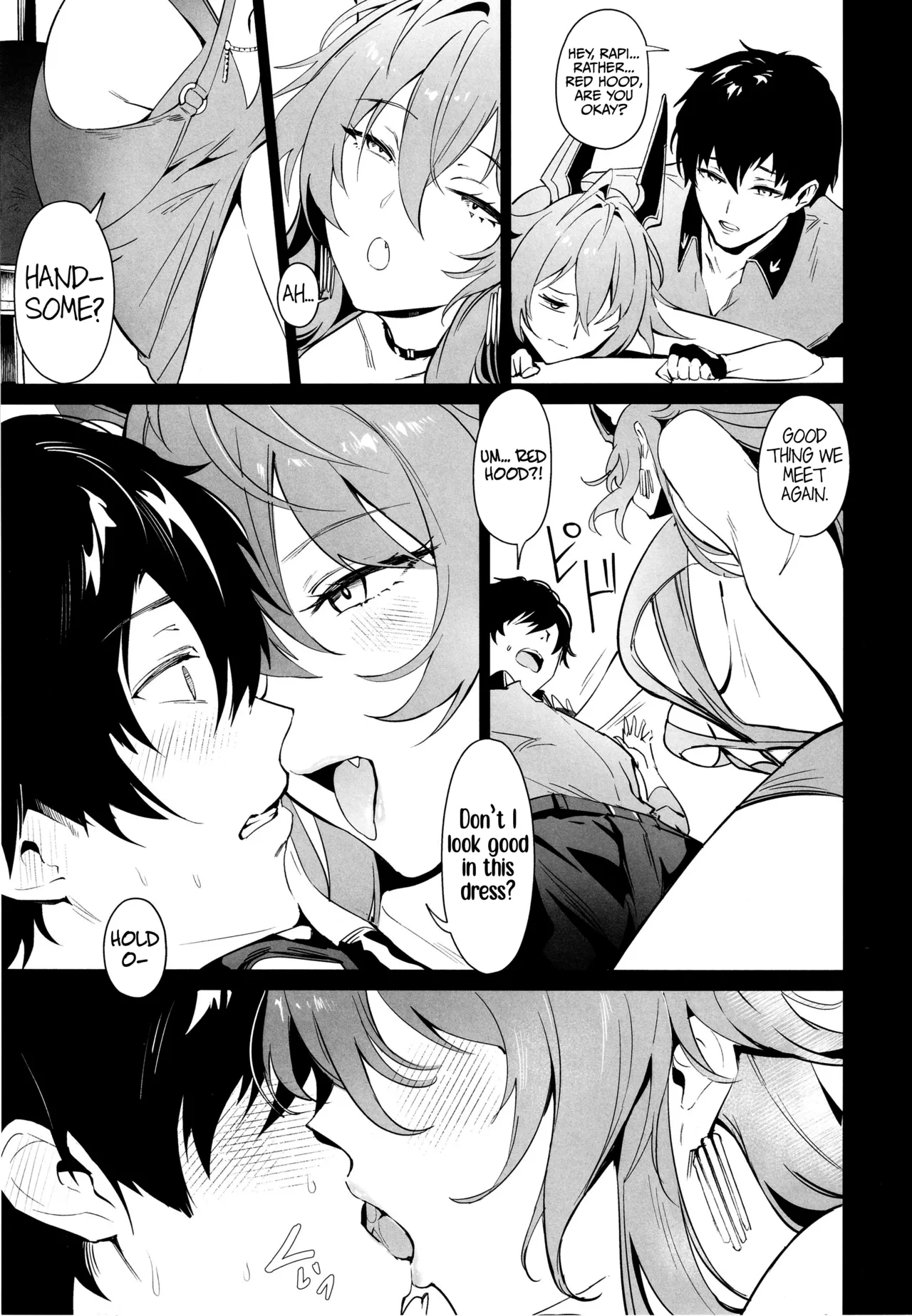 Red Hood to Mendan Suru | Meeting with Red Hood - ページ 4