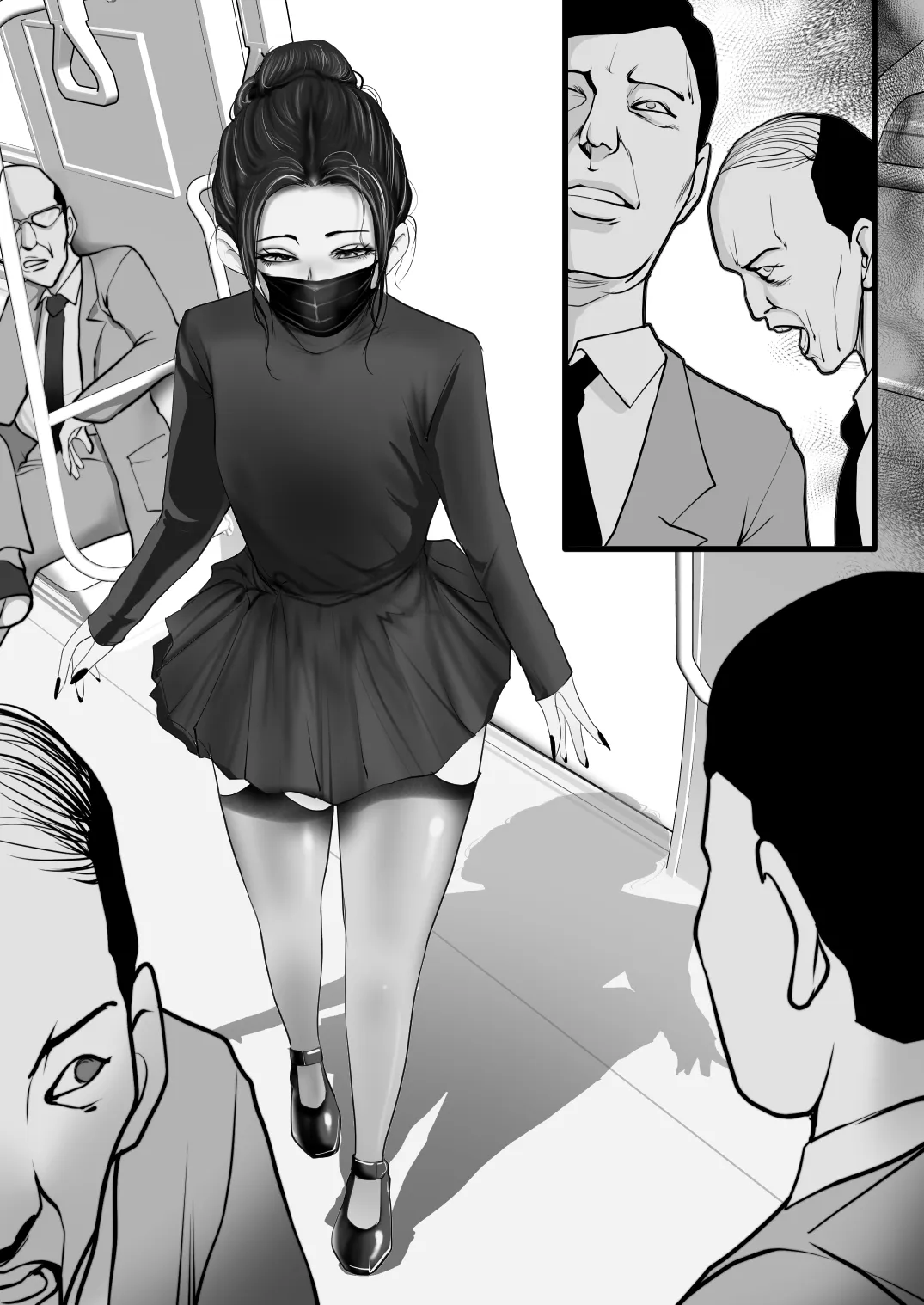 男性専用車両に乗ってきた女は男の娘（不是人翻译） - Pagina 6