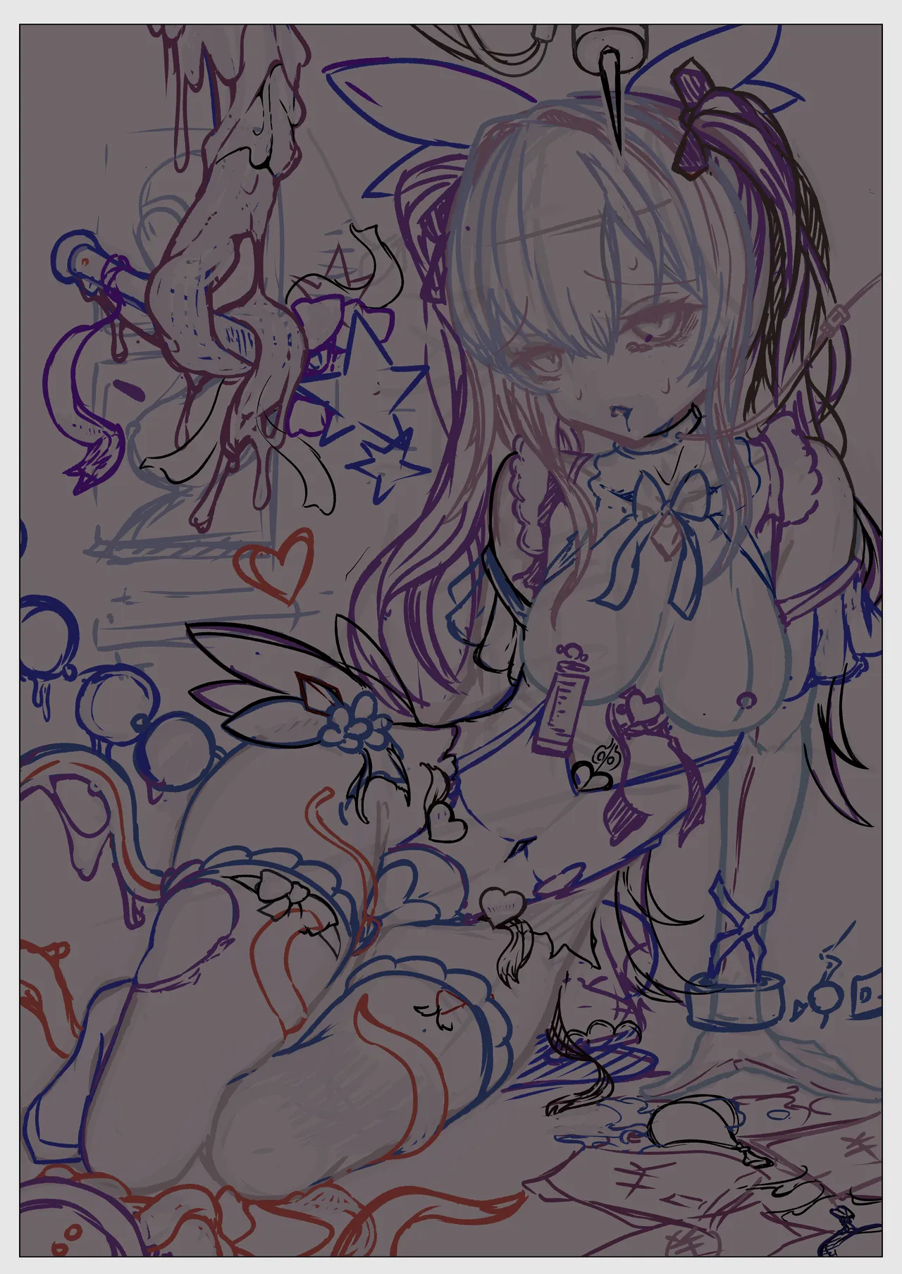Haiboku!! Ryoujoku!! Mahou Shoujo-tachi!! Toraeta Mesu wa Taisetsu na Seidorei Desu | 败北！！凌辱！！魔法少女们！！被捕获的雌性是重要的性奴隶 - Strona 3