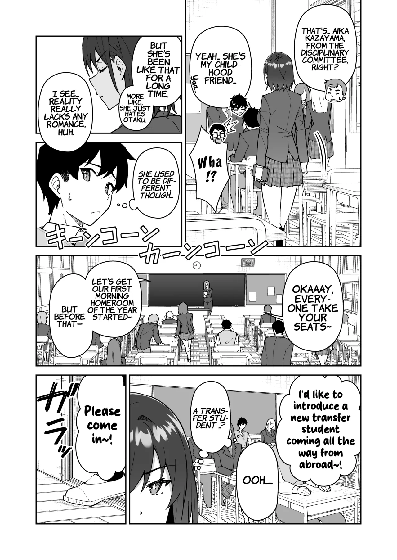 Cross My Heart ~Tsundere Fuuki Iin to Kinpatsu Bishoujo Ryuugakusei~ | Cross My Heart ~The Tsundere Disciplinary Committee Member and the Beautiful Blonde Exchange Student~ - Pagina 7