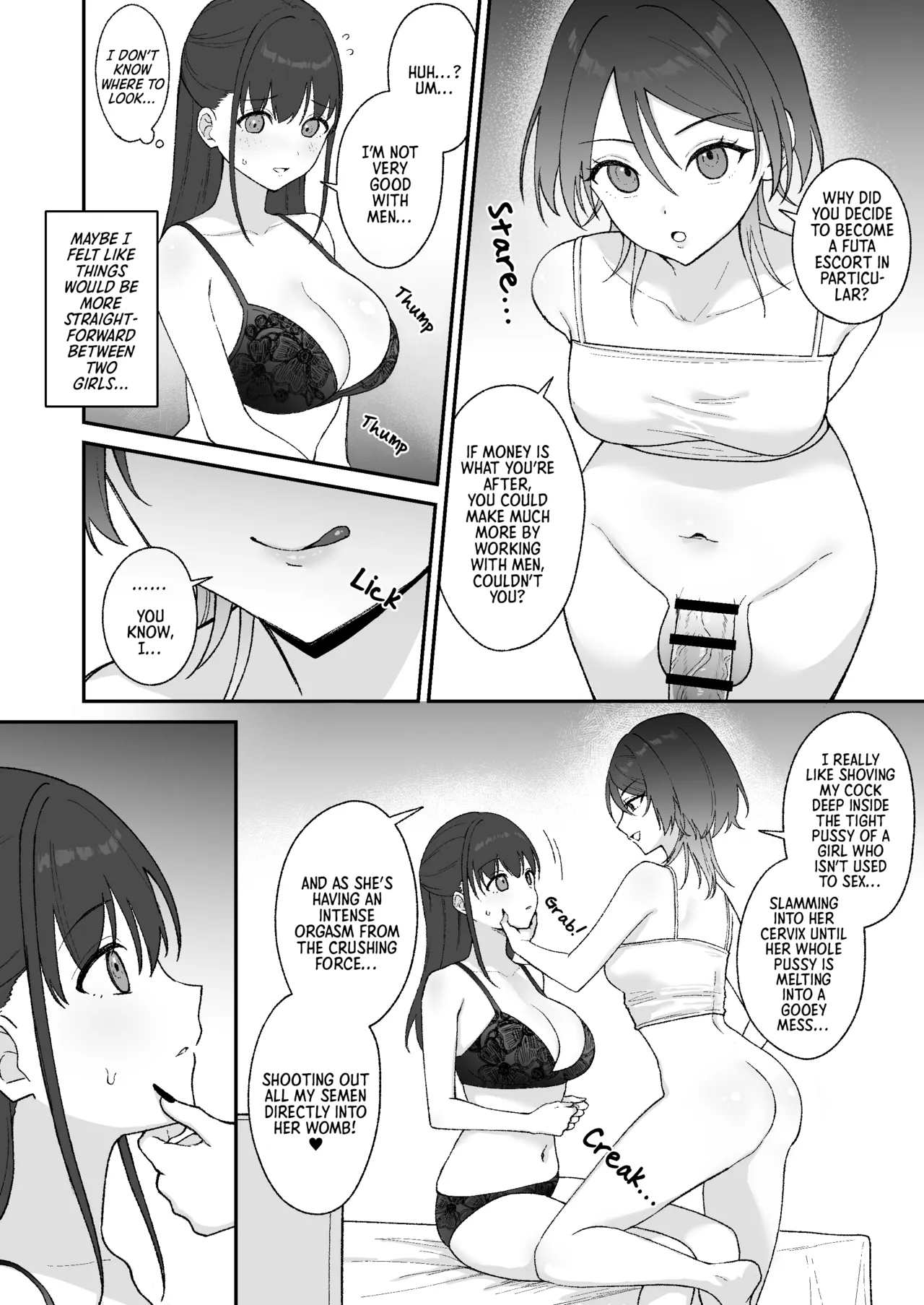 Oho-goe Koubi Do-hamari Onee-san ~Futanari Joshi Daisei Senyou Koki Ana~ | An Onee-san Gets Totally Hooked on Sex That Makes Her Moan Like Crazy! ~And Becomes the Exclusive Fuck-Hole of a Futanari College Girl~ - Pagina 5