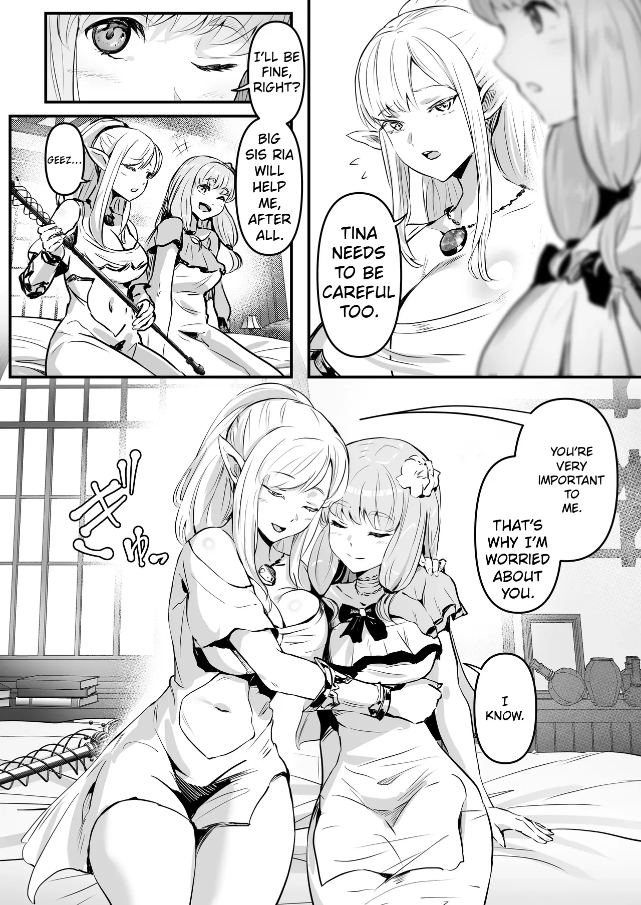 Touzoku Combi ga Bishoujo Elf & Mura Musume to Irekawari Nottoru Hanashi | A story about a pair of thieves who swap bodies with a beautiful elf and a village girl and take over their lives. - Pagina 3