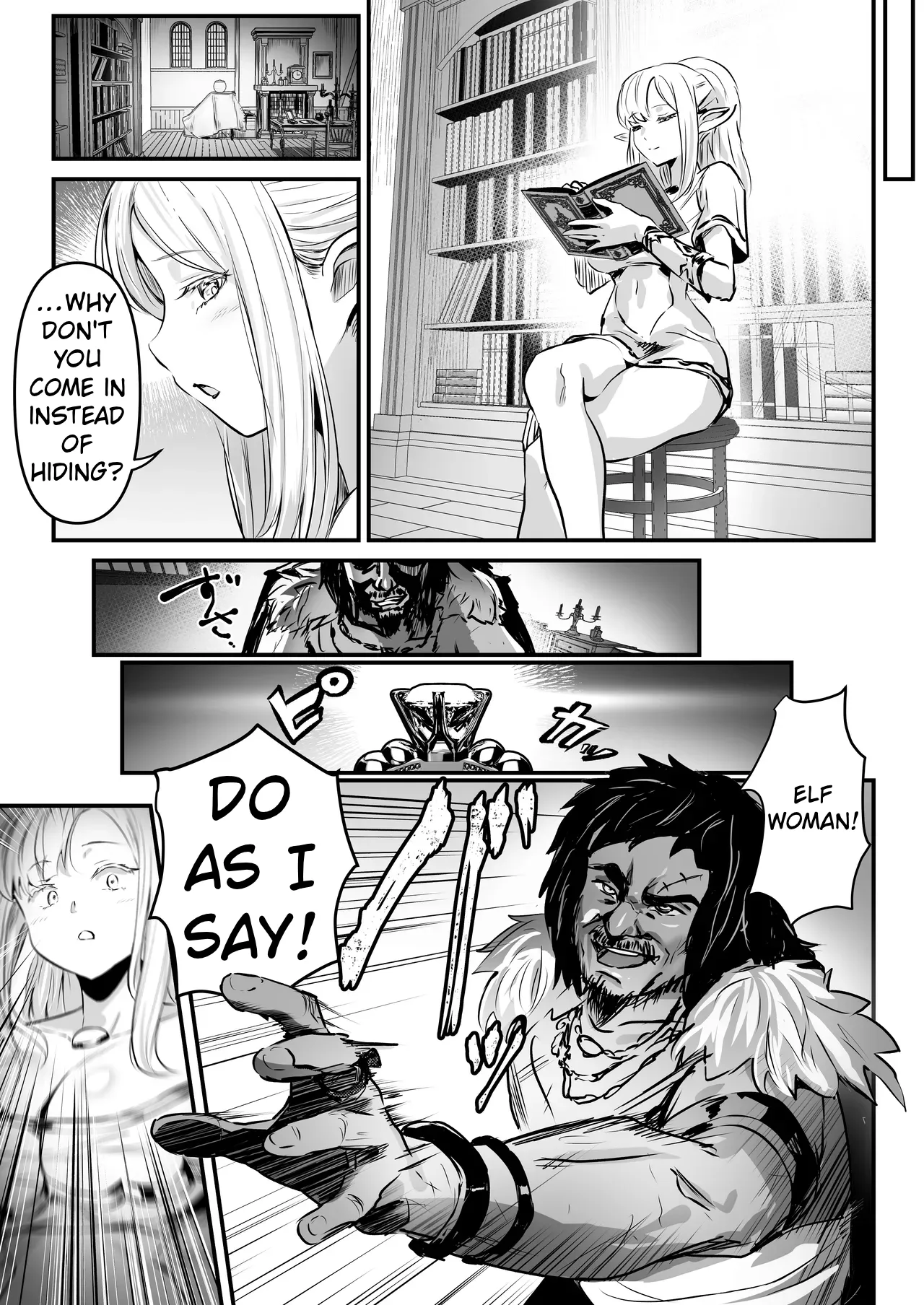 Touzoku Combi ga Bishoujo Elf & Mura Musume to Irekawari Nottoru Hanashi | A story about a pair of thieves who swap bodies with a beautiful elf and a village girl and take over their lives. - Pagina 6