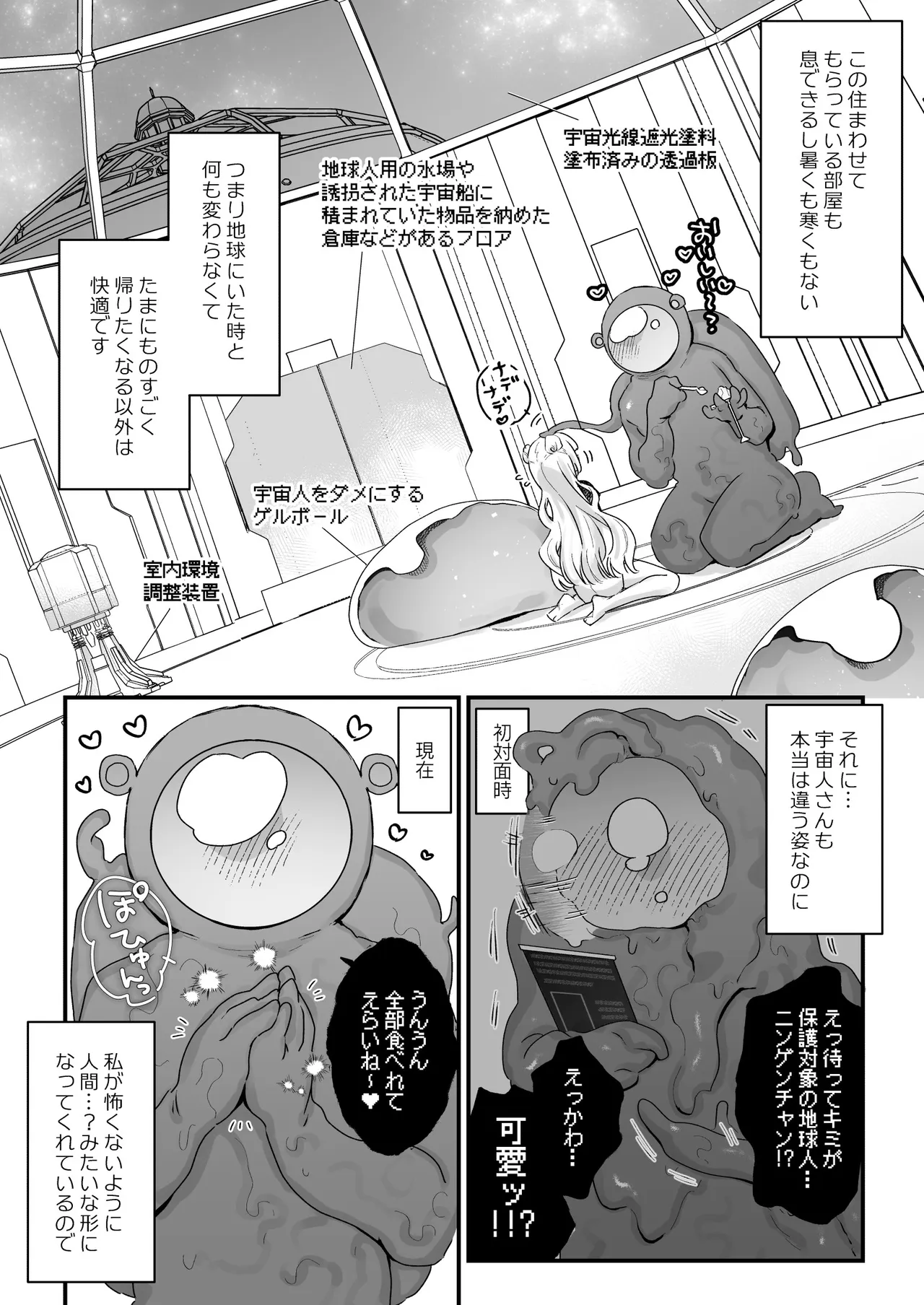 Chikyuujin o Neko Kawaigari suru Uchuujin-san ni Hogo sarete iru Onnanoko no Hanashi - Страница 5