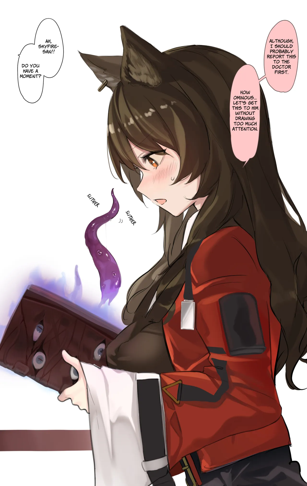Skyfire ga Shokushu ni Echiechi Sarechau Ohanashi | A Story Where Skyfire Gets Lewd Things Done to Her by Tentacles - ページ 2