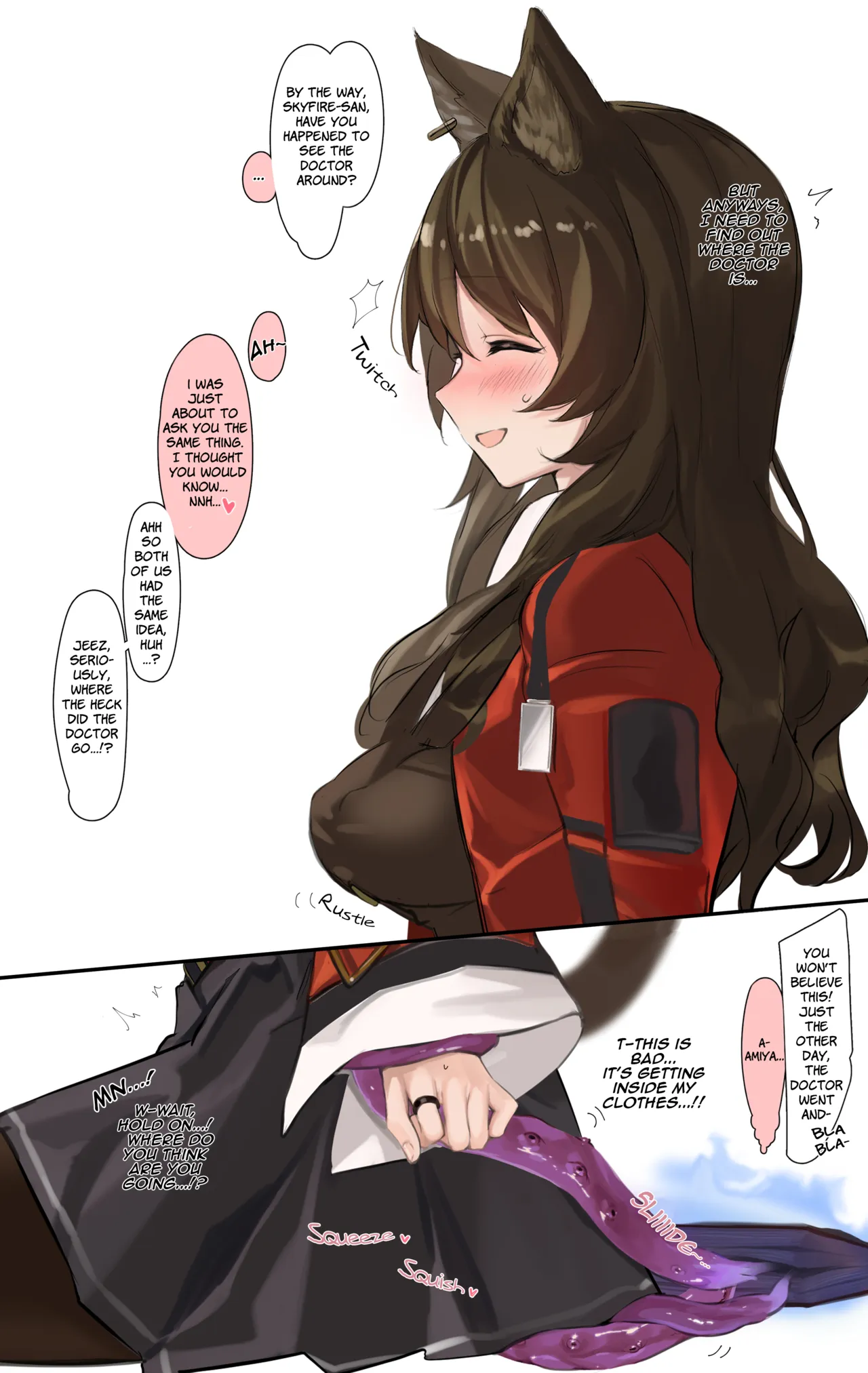Skyfire ga Shokushu ni Echiechi Sarechau Ohanashi | A Story Where Skyfire Gets Lewd Things Done to Her by Tentacles - ページ 4