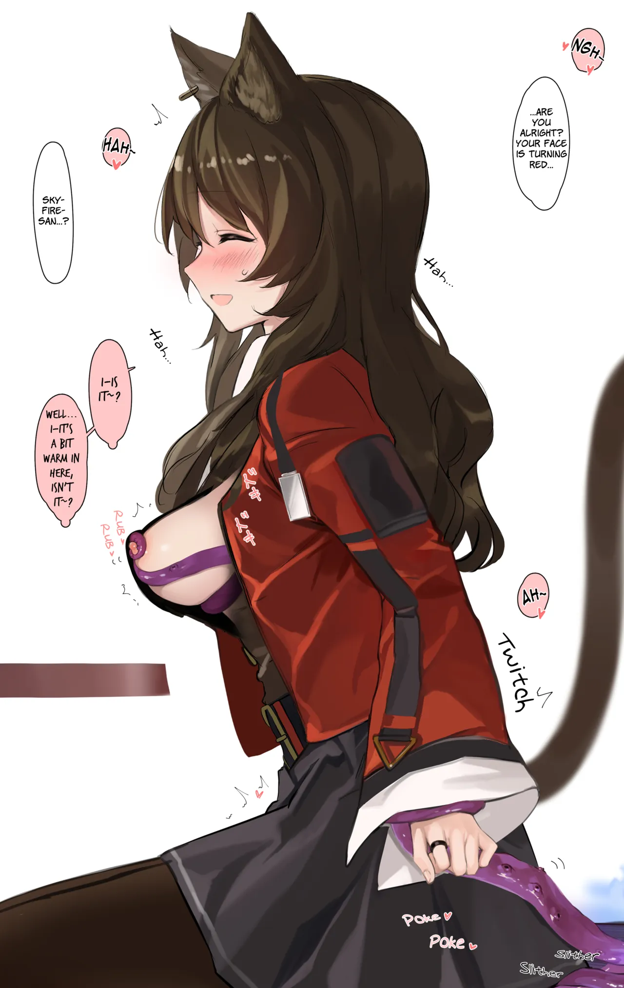 Skyfire ga Shokushu ni Echiechi Sarechau Ohanashi | A Story Where Skyfire Gets Lewd Things Done to Her by Tentacles - ページ 6
