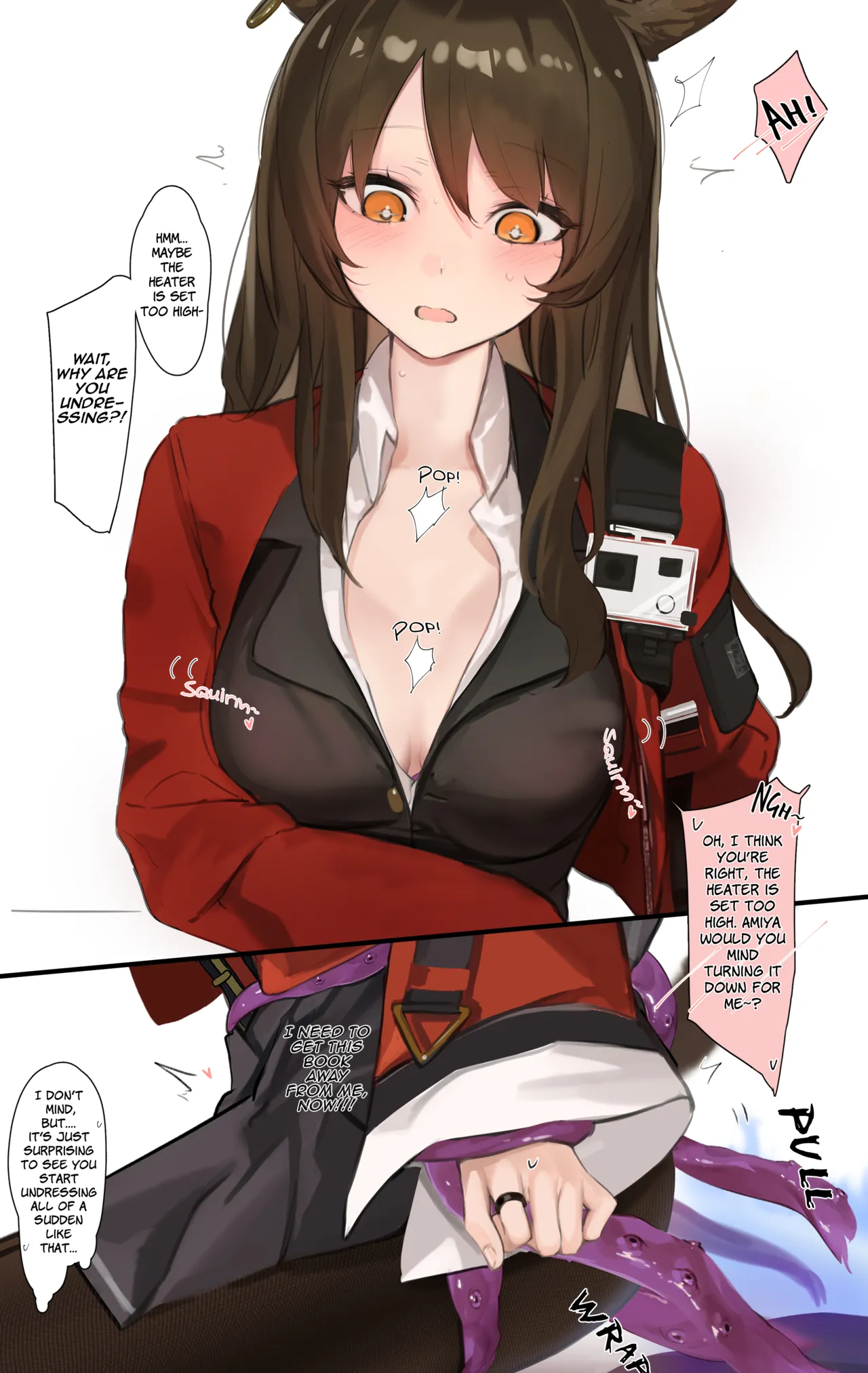 Skyfire ga Shokushu ni Echiechi Sarechau Ohanashi | A Story Where Skyfire Gets Lewd Things Done to Her by Tentacles - ページ 7