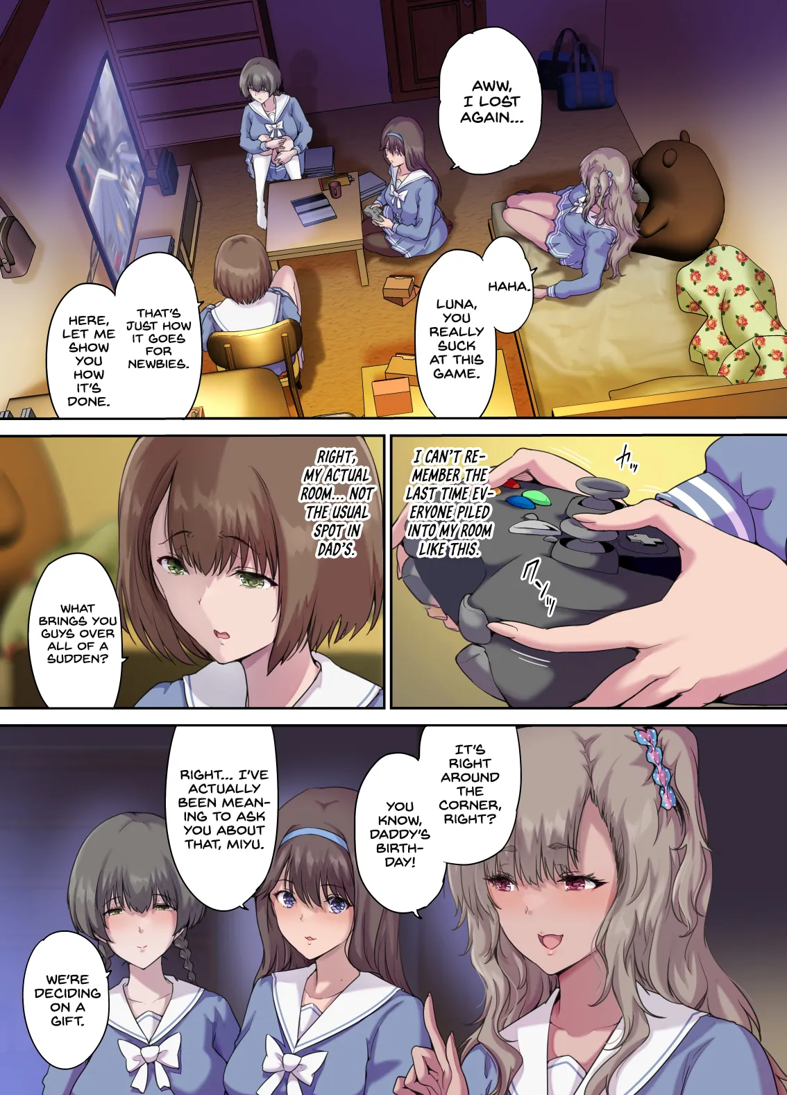 Papa no Shinshitsu wa Musume Tomodachi no Tamariba 4 - Страница 2