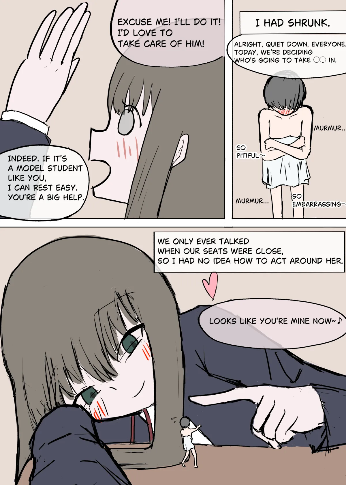 Kept By a Classmate - Página 1