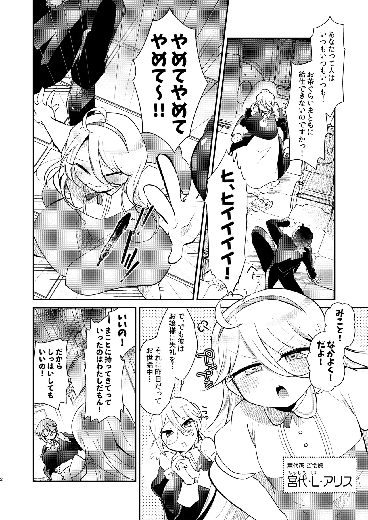 Alice Ojou-sama to Shimobe no Oshioki Heya - Miss Alice and Her Servant's Punishment Room - Pagina 4