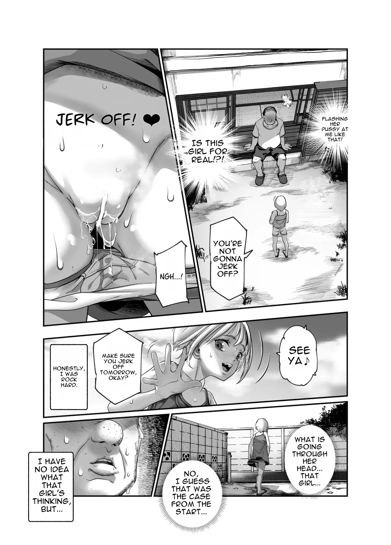 Zen no Oji-san to Pantsu Misete kuru Kinjo no Yabai Ko EX | Zen no Oji-san to Pantsu Misete kuru Kinjo no Yabai Ko EX | The Nice Guy and the Sketchy Neighborhood Kid Who Keeps Flashing Her Panties - পৃষ্ঠা 8