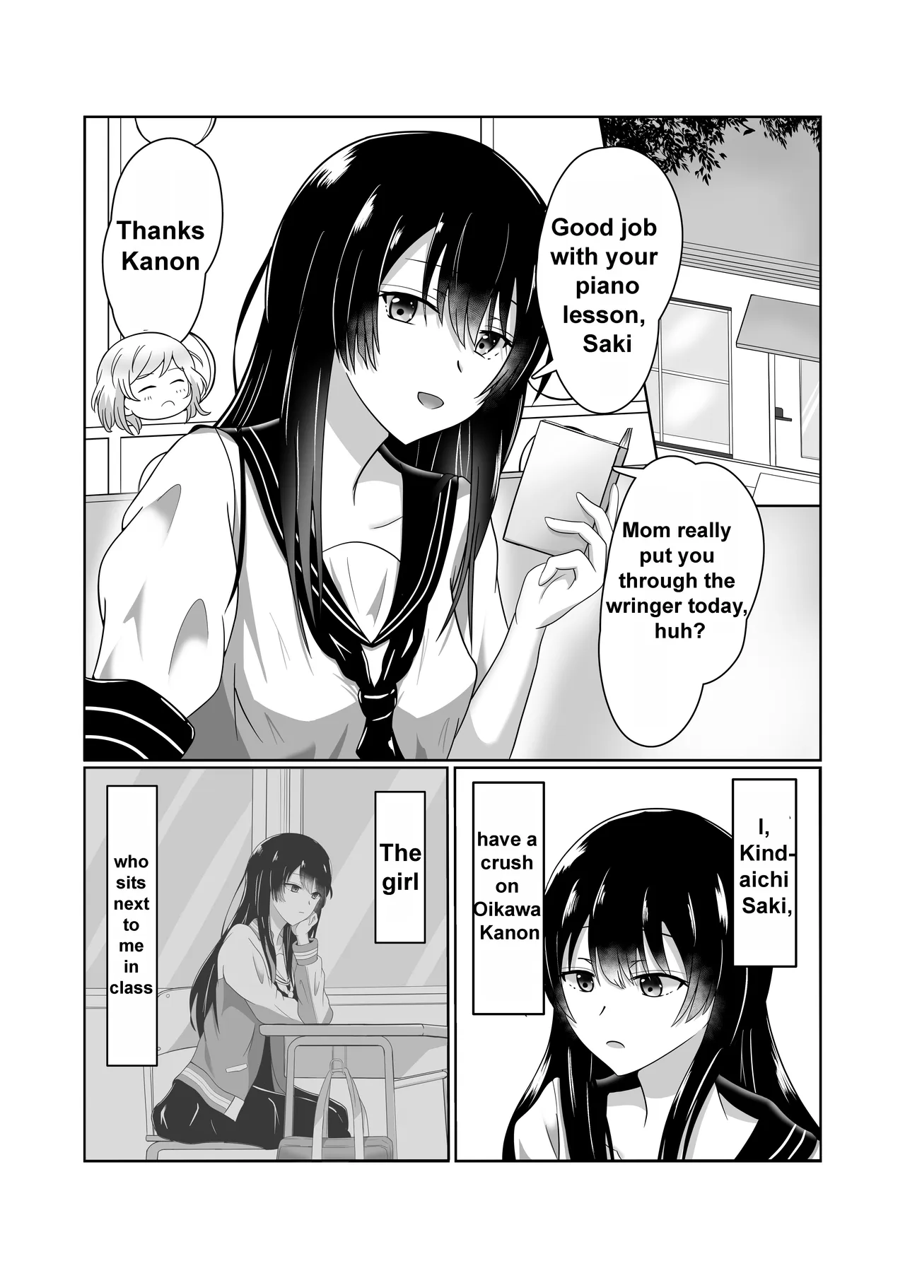 A Book About Saki Imagining Lesbian Sex with Kanon - Страница 5