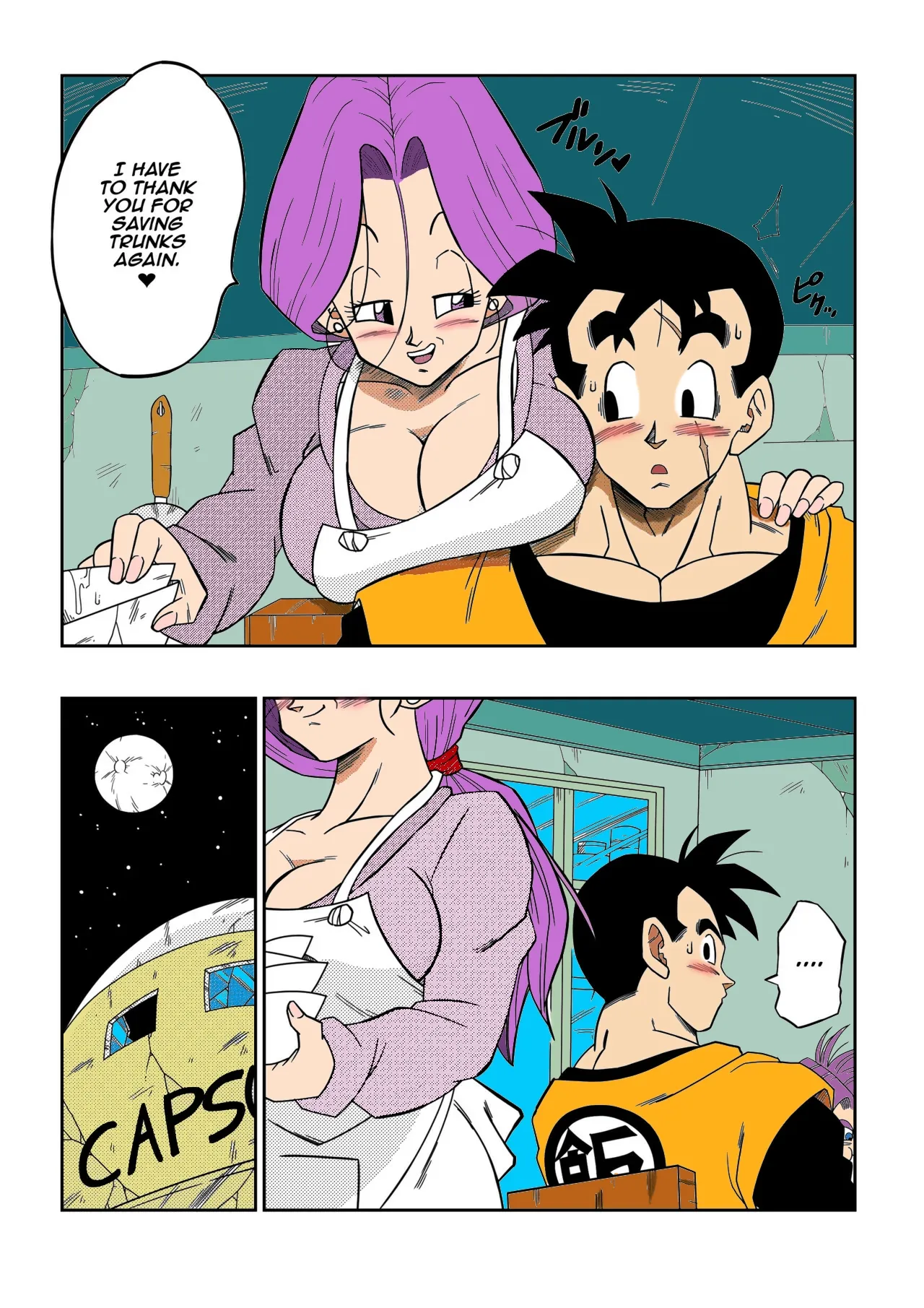 lots of sex in the future! Bulma and Gohan manga colors - หน้า 4