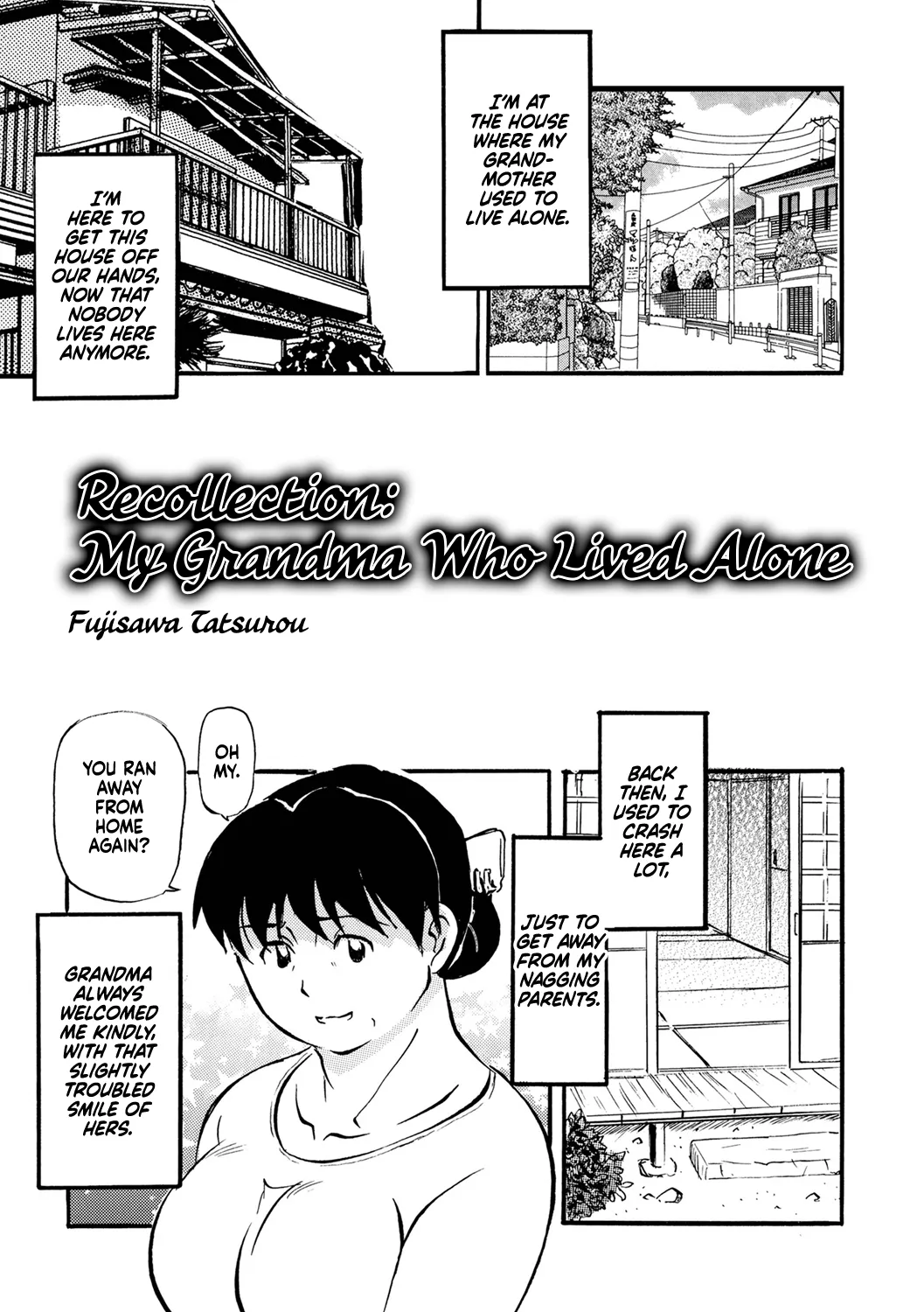 Tsuioku, Hitorigurashi no Obaa-chan - Page 1