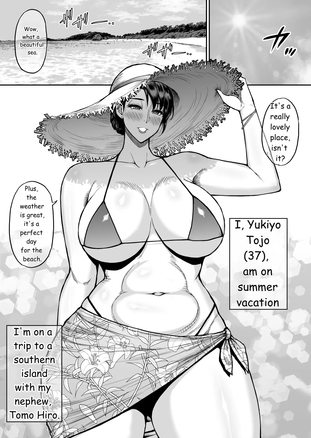Toujou Yukiyo 37-sai Manatsu no Beach de Aokan Hamedori Sex Oi no Iu Koto ni wa Sakaraenai Watashi - 页 2