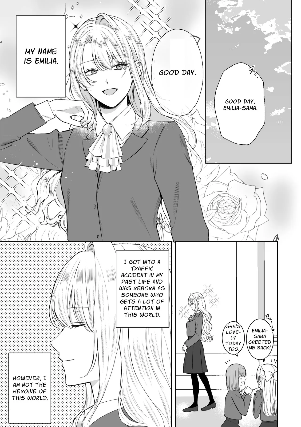 Akuyaku Reijou ni Tensei shitara Onna Shujinkou ni Sukarete shimatta Ken | Reborn as the Villainess, but the Heroine Fell in Love with Me - Страница 3