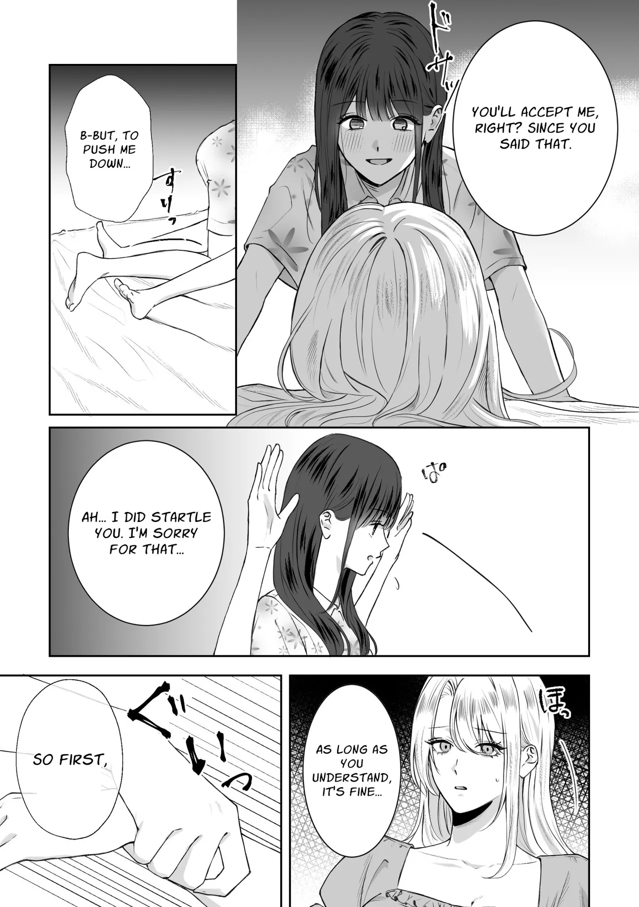 Akuyaku Reijou ni Tensei shitara Onna Shujinkou ni Sukarete shimatta Ken | Reborn as the Villainess, but the Heroine Fell in Love with Me - Страница 8