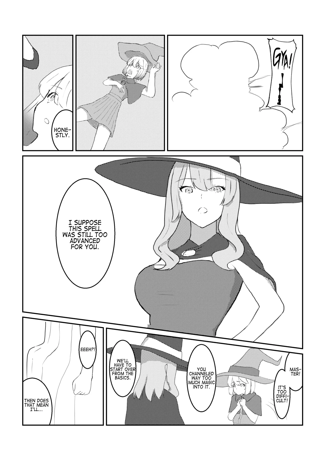 Futanari ni Natta node Mahou no Shishou ni Naoshite Morau Hanashi | I Turned Into a Futanari, So I Had My Magic Master Cure Me - Pagina 4