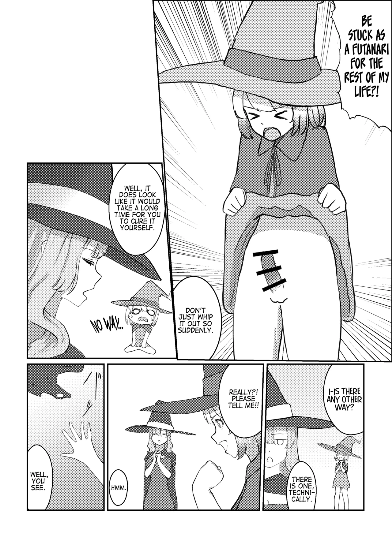 Futanari ni Natta node Mahou no Shishou ni Naoshite Morau Hanashi | I Turned Into a Futanari, So I Had My Magic Master Cure Me - Pagina 5