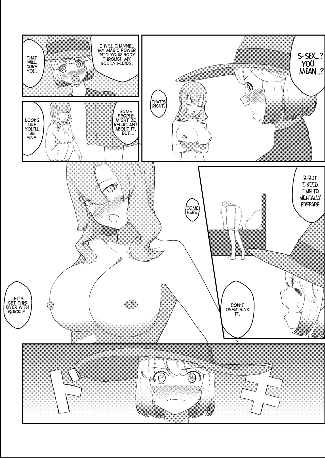 Futanari ni Natta node Mahou no Shishou ni Naoshite Morau Hanashi | I Turned Into a Futanari, So I Had My Magic Master Cure Me - Pagina 7