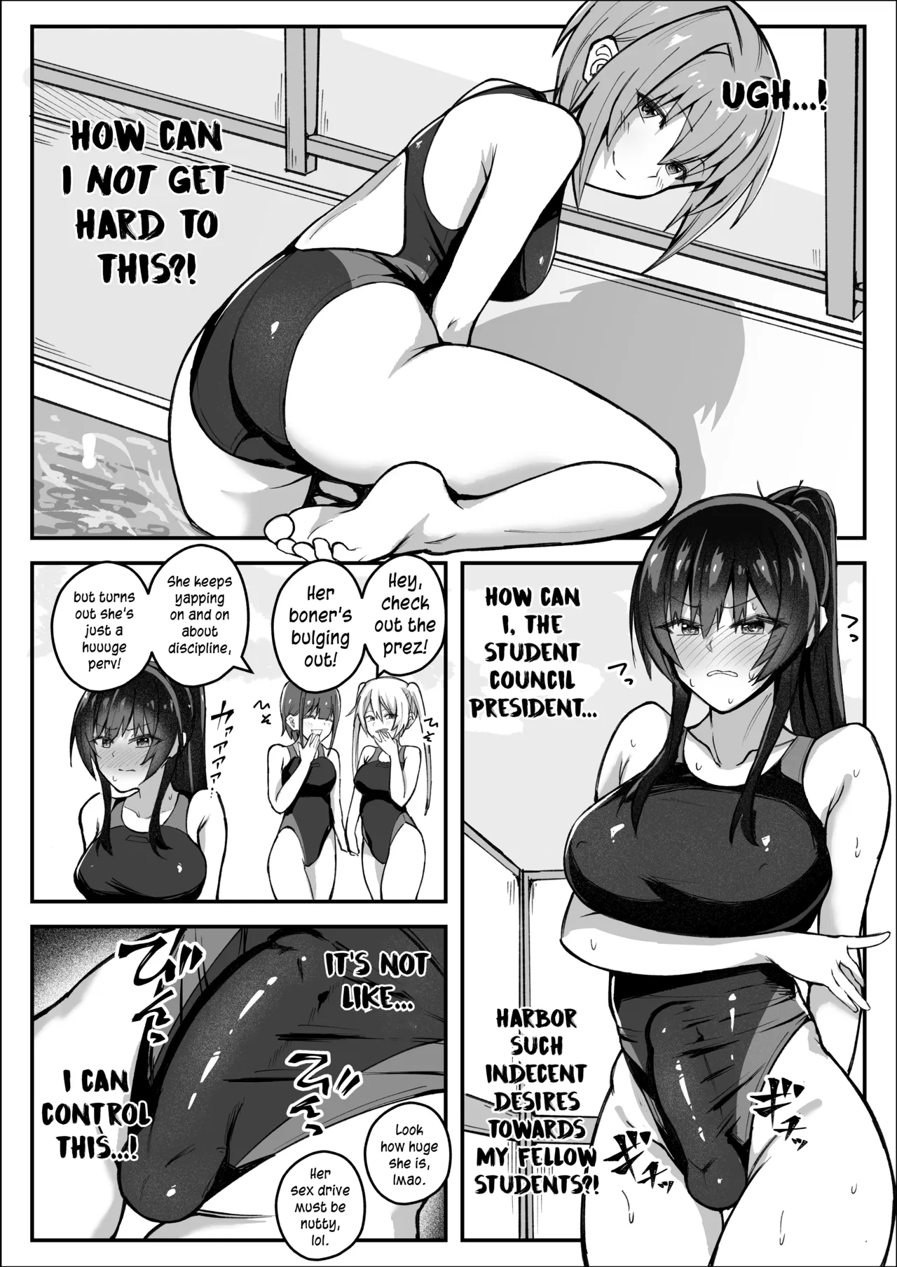 Futanari Iinchou wa Tomodachi ni Yokujou Shitakunai! | The Futanari Class President Doesn't Want to Give In! - Strona 5