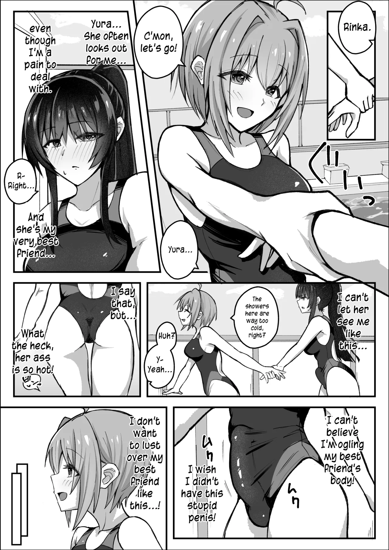 Futanari Iinchou wa Tomodachi ni Yokujou Shitakunai! | The Futanari Class President Doesn't Want to Give In! - Strona 7