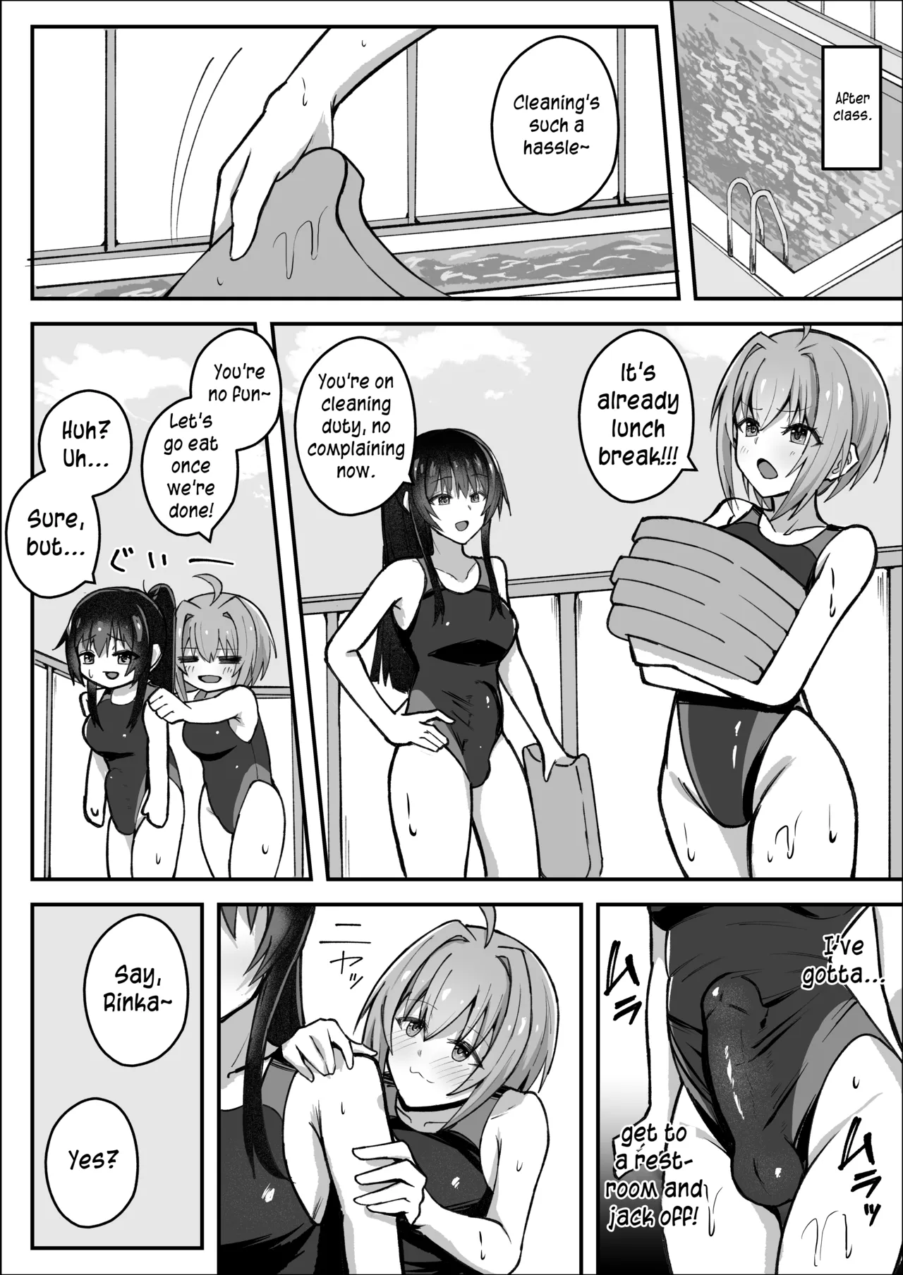 Futanari Iinchou wa Tomodachi ni Yokujou Shitakunai! | The Futanari Class President Doesn't Want to Give In! - Strona 8