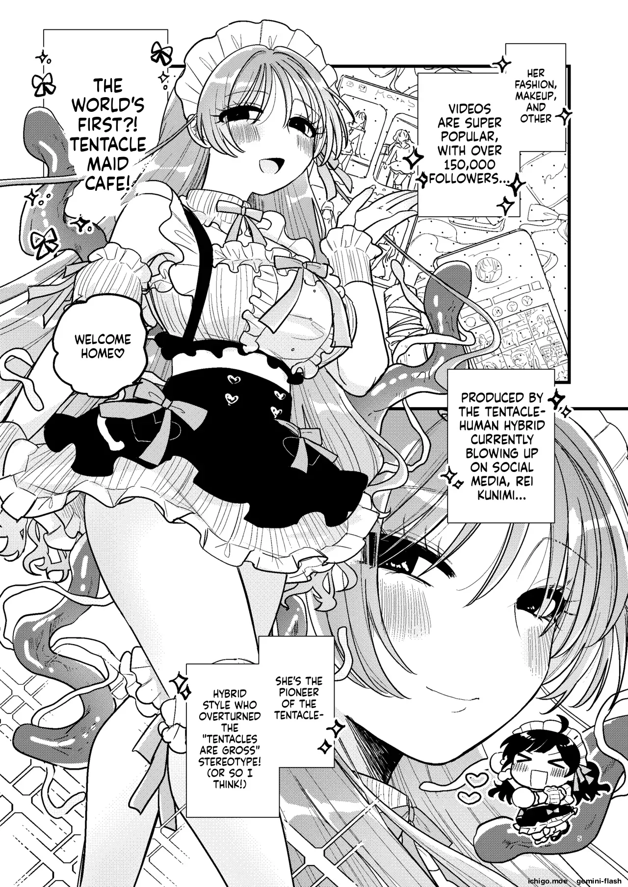 Shokushu Maid Kissa Tenchou ni Chikubi o Nerawaretemasu - Page 6