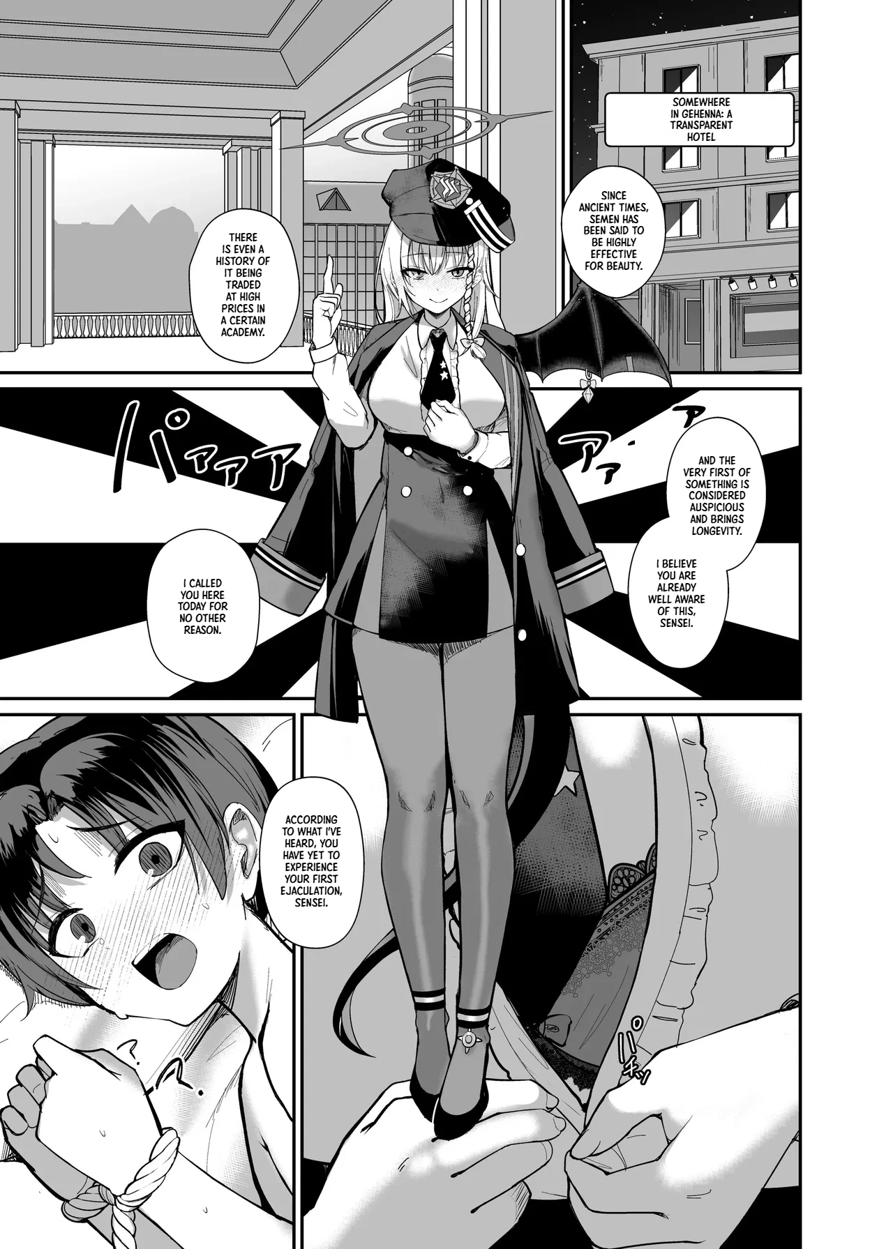 Sensei, Chotto Hajimete Itadakimasu wa. | Sensei, I'd like to have a taste of your semen - Сторінка 2