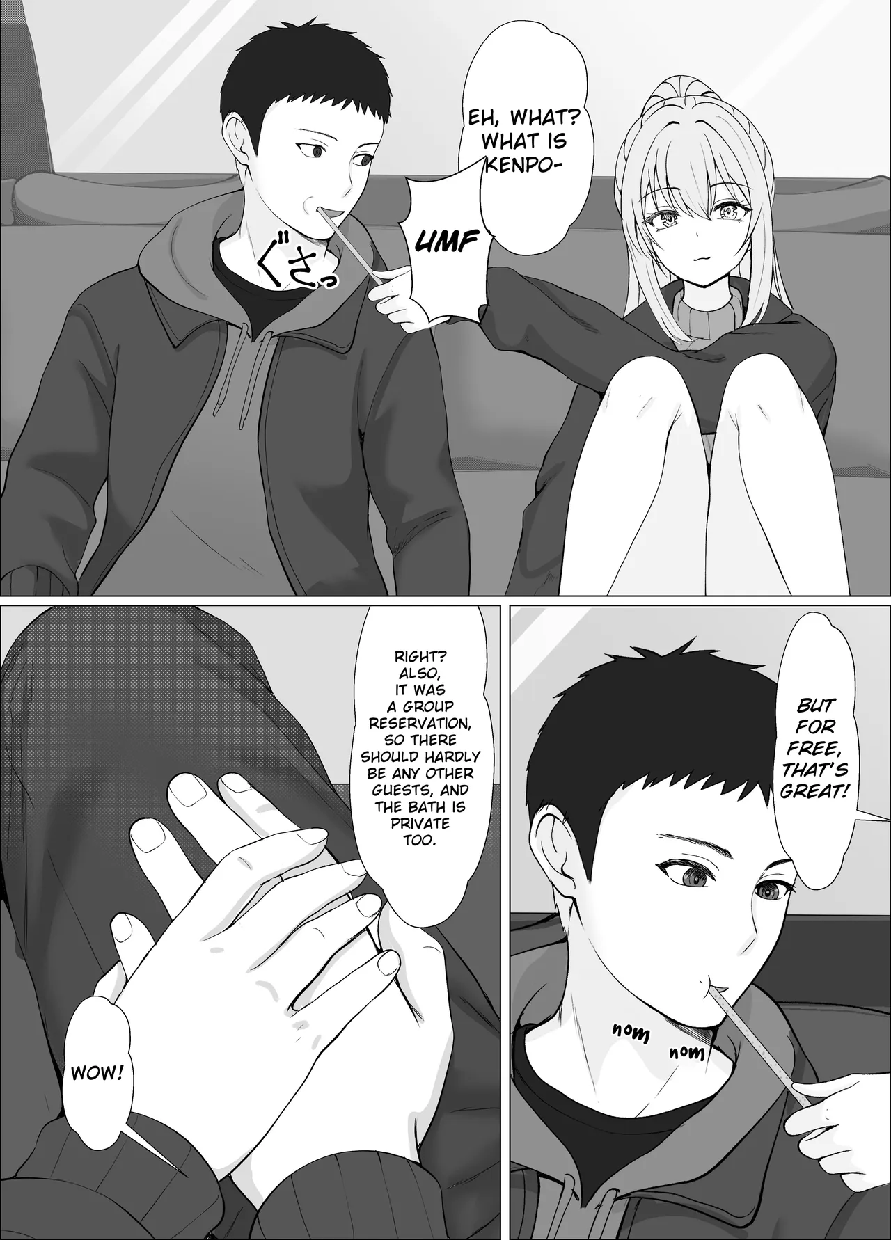 Half Gimai to no Amai Nichijou to Noumitsu Sex 4 - Page 5