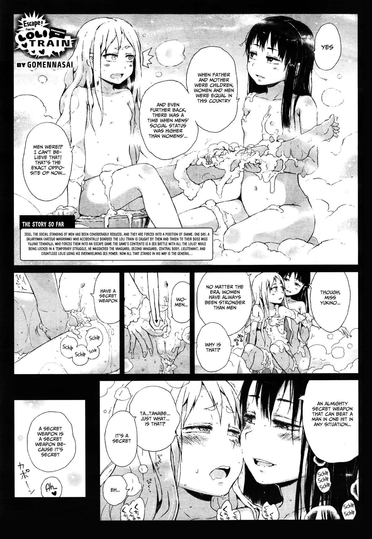 Dasshutsu! Chibikko Senyou Sharyou Zenpen / Escape From The Loli Train! Chapter 3 - Strona 1