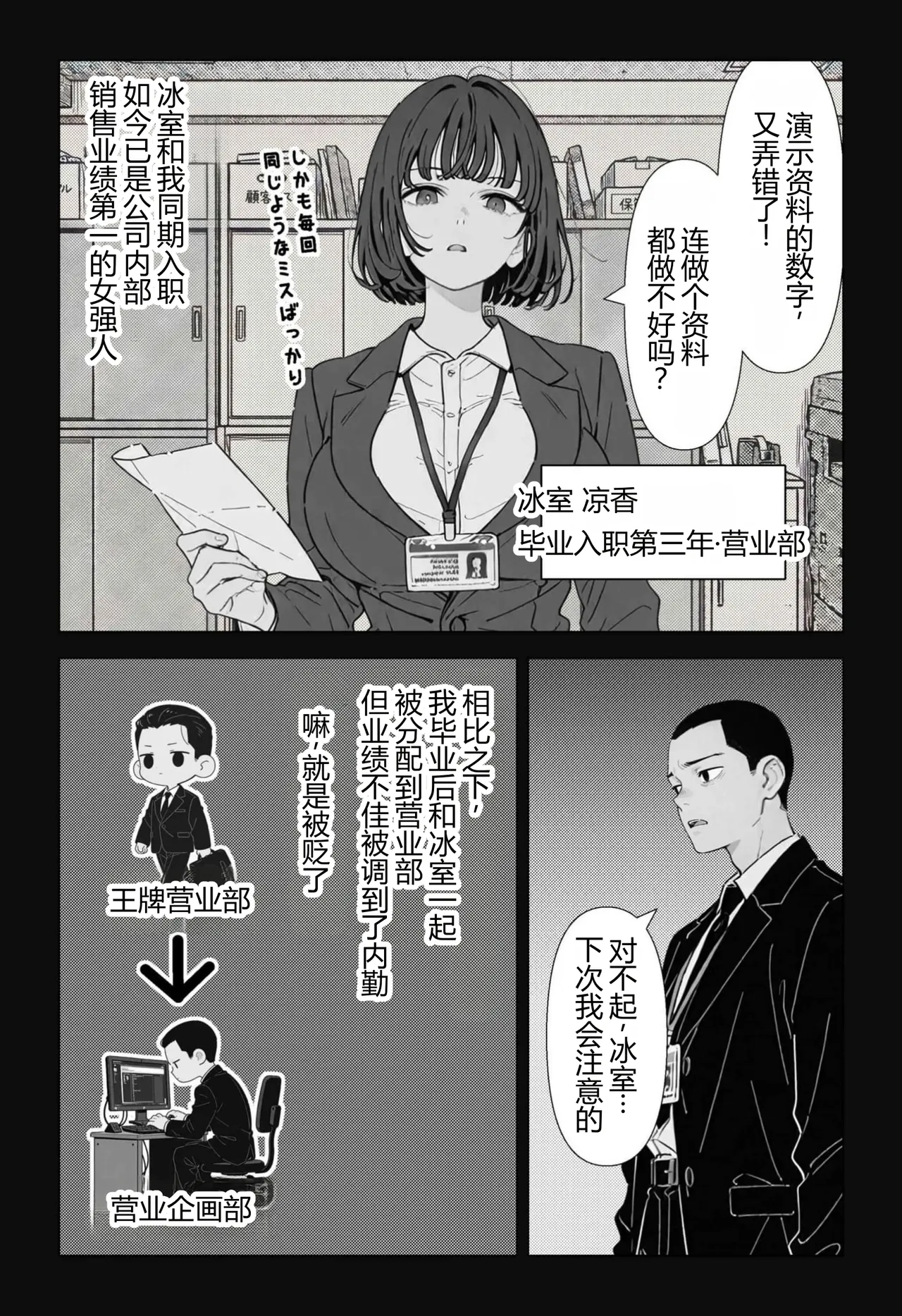 不〇〇就无法离开的房间中，与职权骚扰同事和酒精骚扰上司进行性〇的故事 - หน้า 4