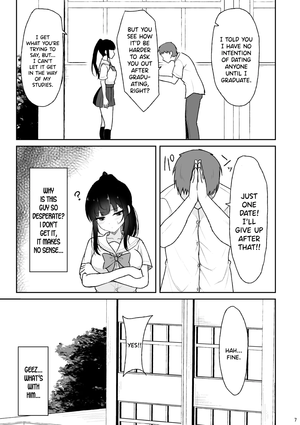 Majime na Doukyuusei ga Love Love Namahame Sex o suru made - Сторінка 6