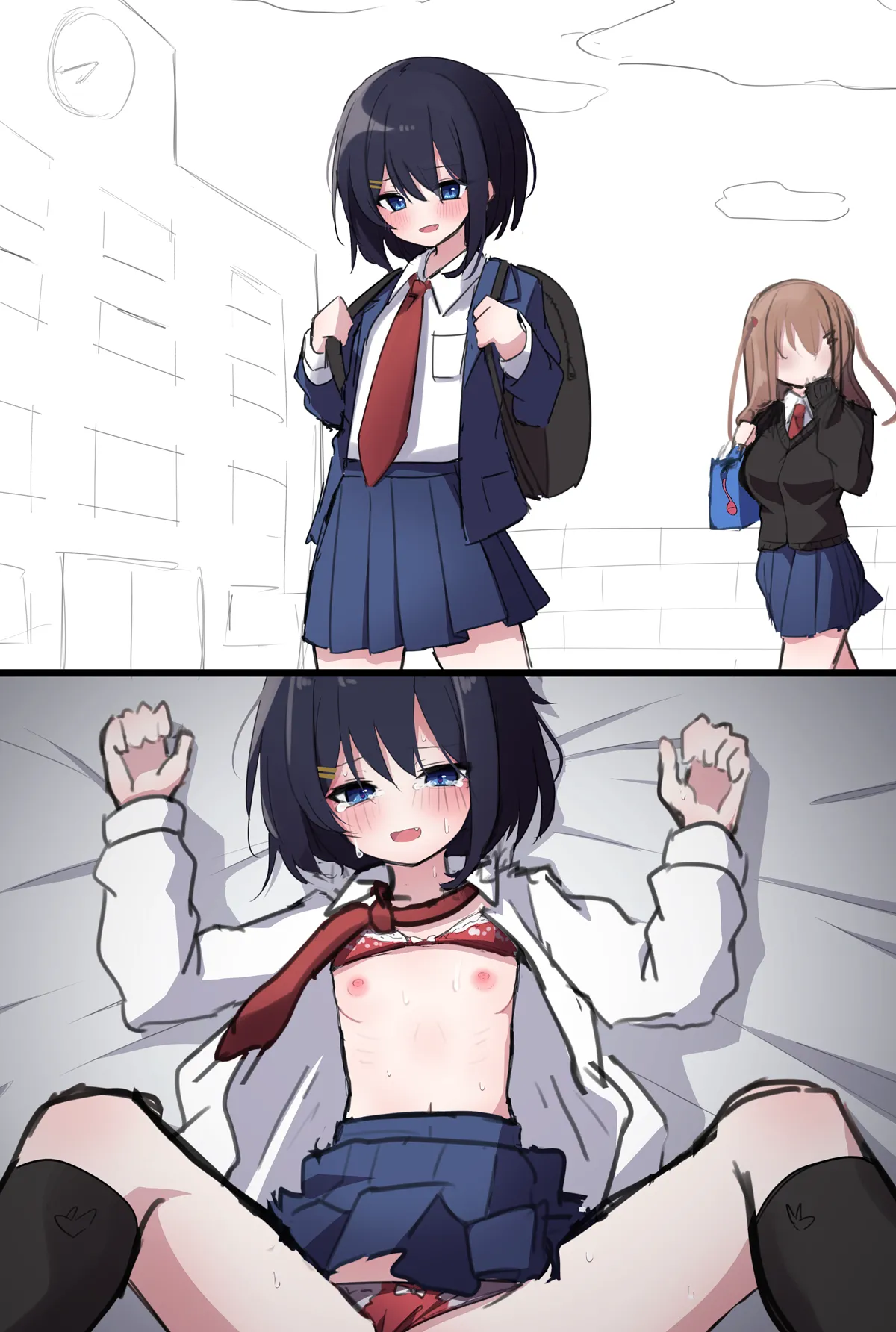 可愛がってた後輩が、乳首ピアス開けられてた - Page 7