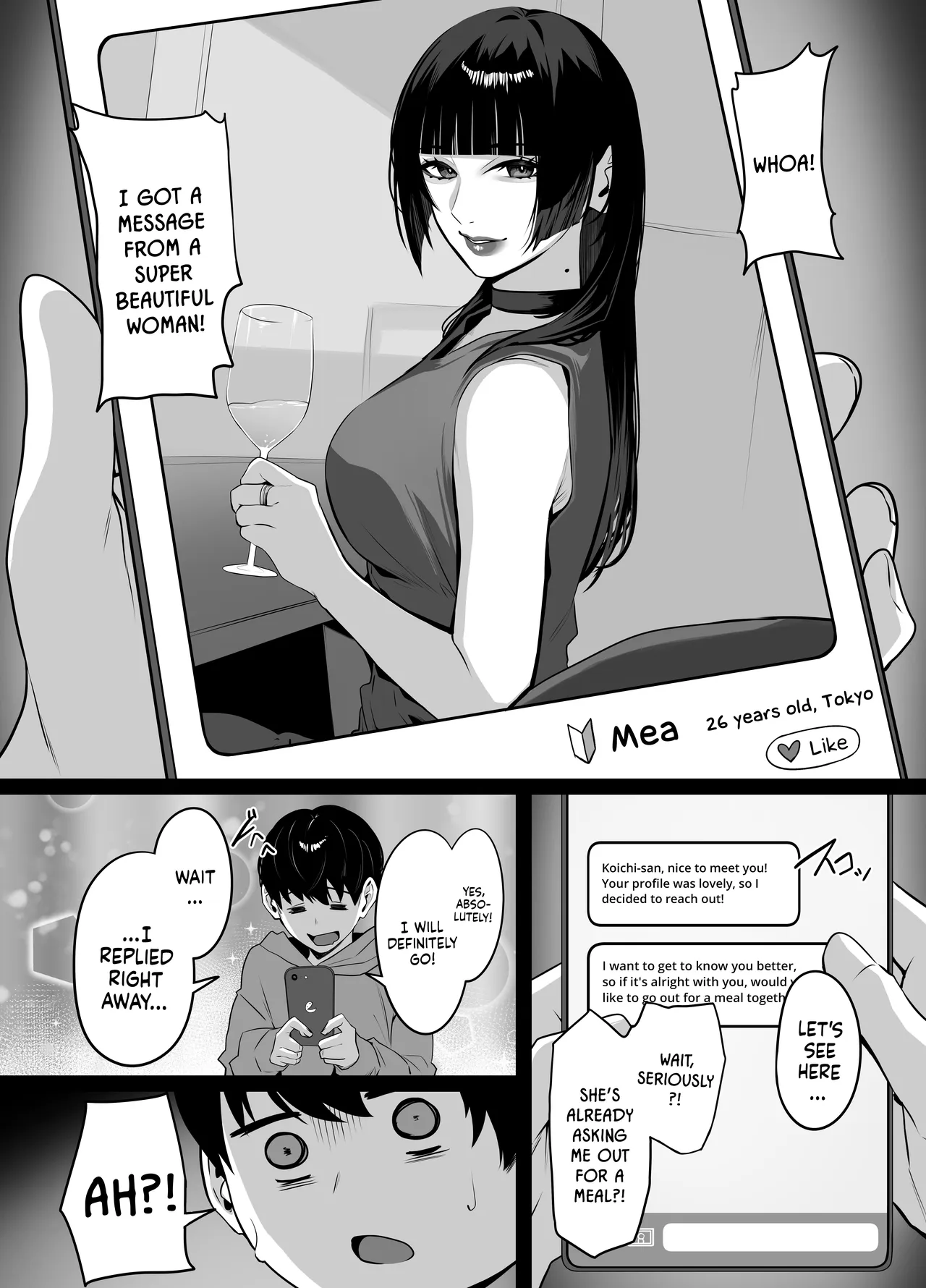 Matching Shita Toshiue Onee-san ni Oshioki Sareru Hanashi | How I Got Punished by the Older Woman I Matched With - หน้า 6