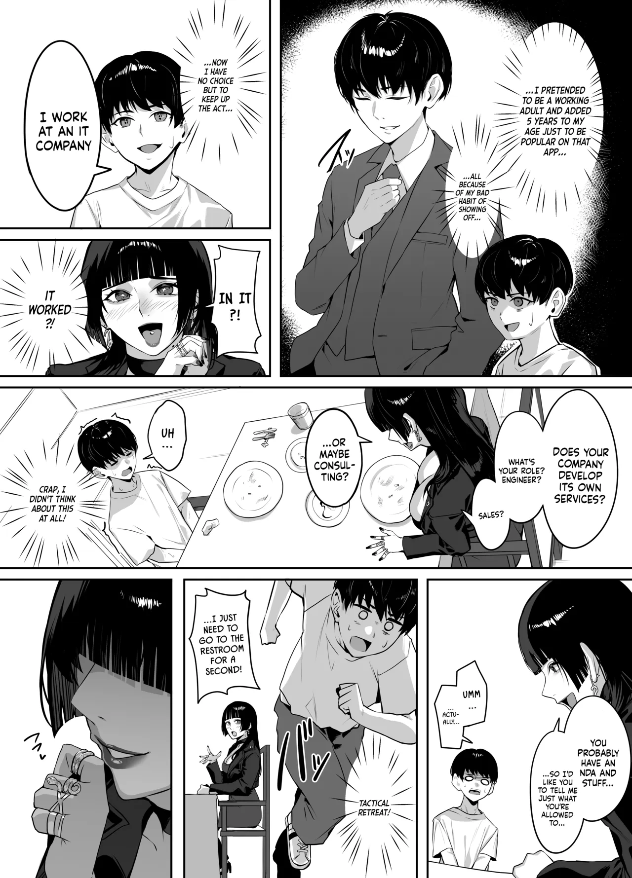 Matching Shita Toshiue Onee-san ni Oshioki Sareru Hanashi | How I Got Punished by the Older Woman I Matched With - หน้า 8