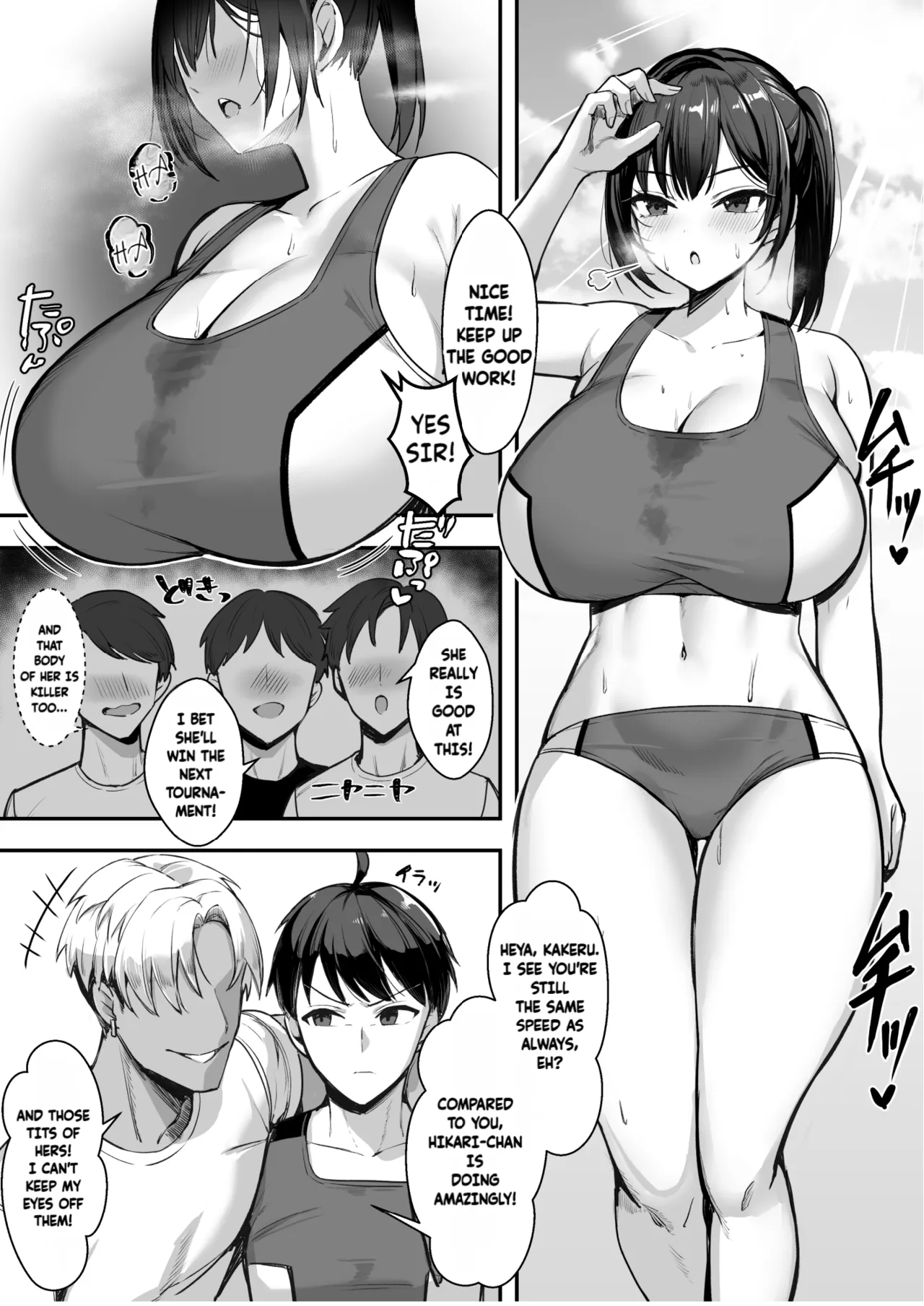 Bakunyuu na Rikujoubu no Kanojo, Senpai ni wa Sakaraemasen | The Track and Field Girl with the Huge Boobs Can't Disobey Her Senpai! - صفحة 4